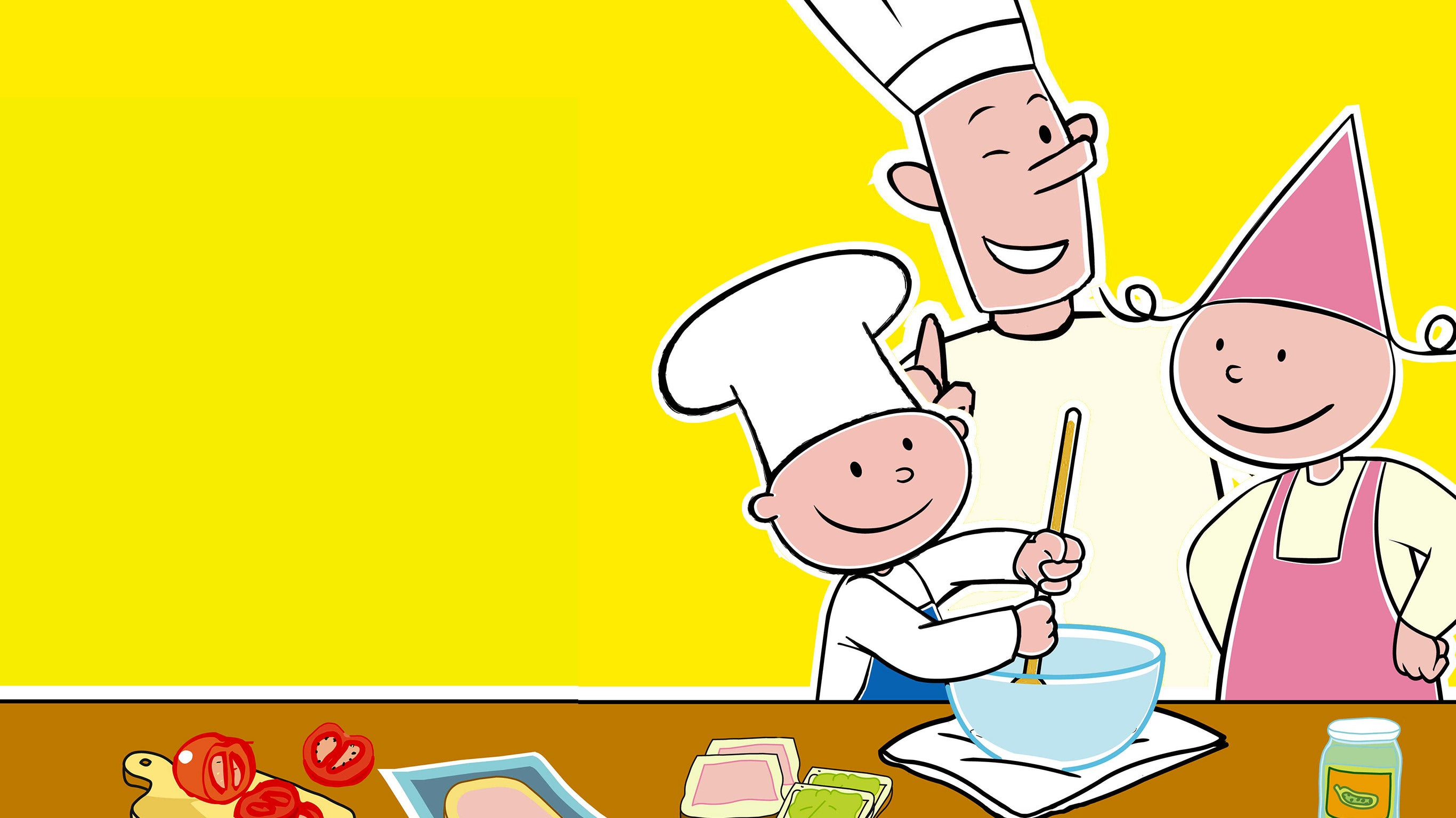 La cuisine est un jeu d'enfants