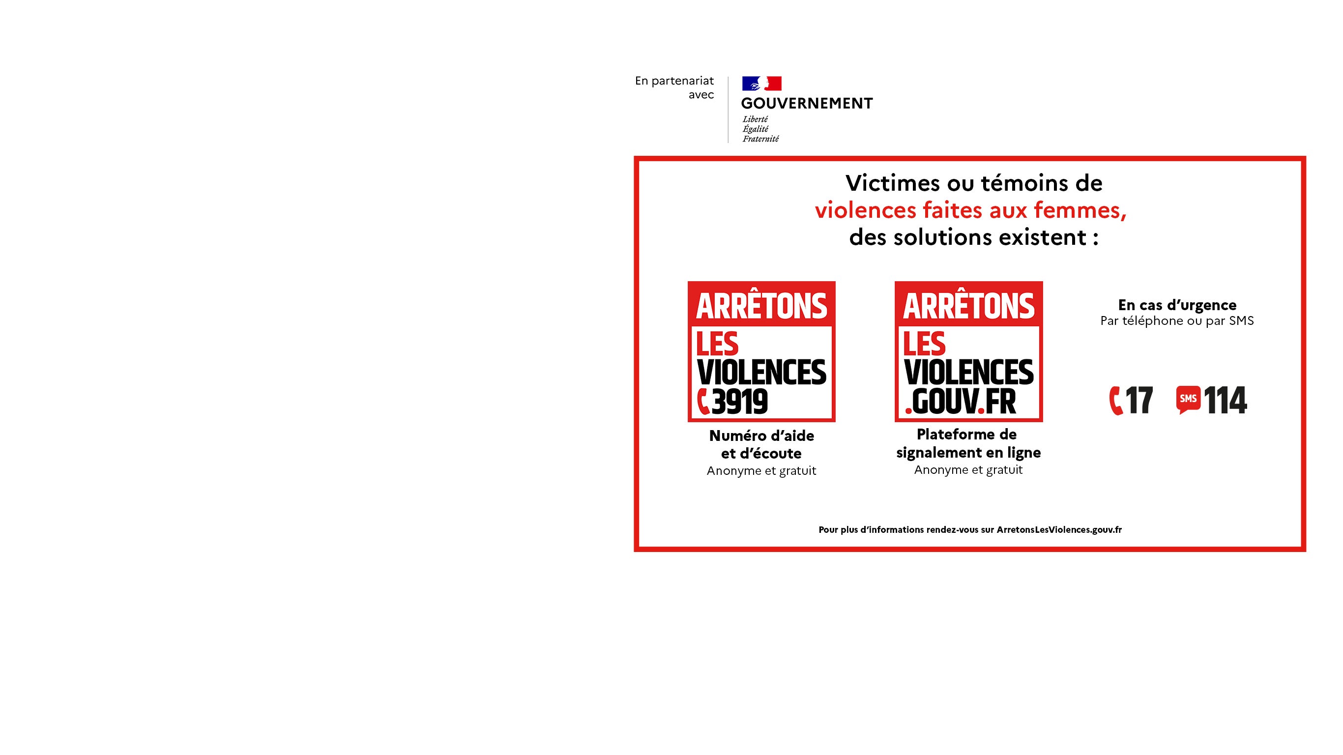 Arrêtons les Violences