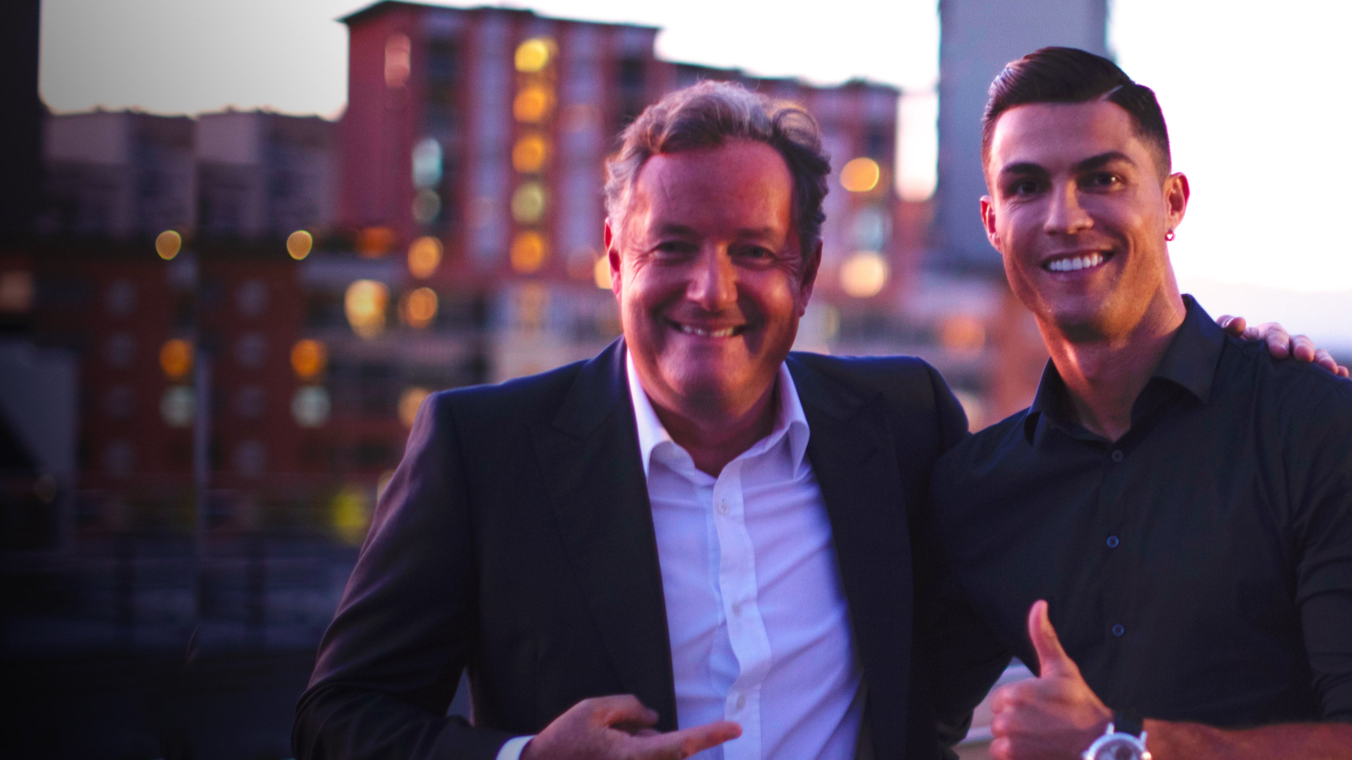 Cristiano Ronaldo meets Piers Morgan