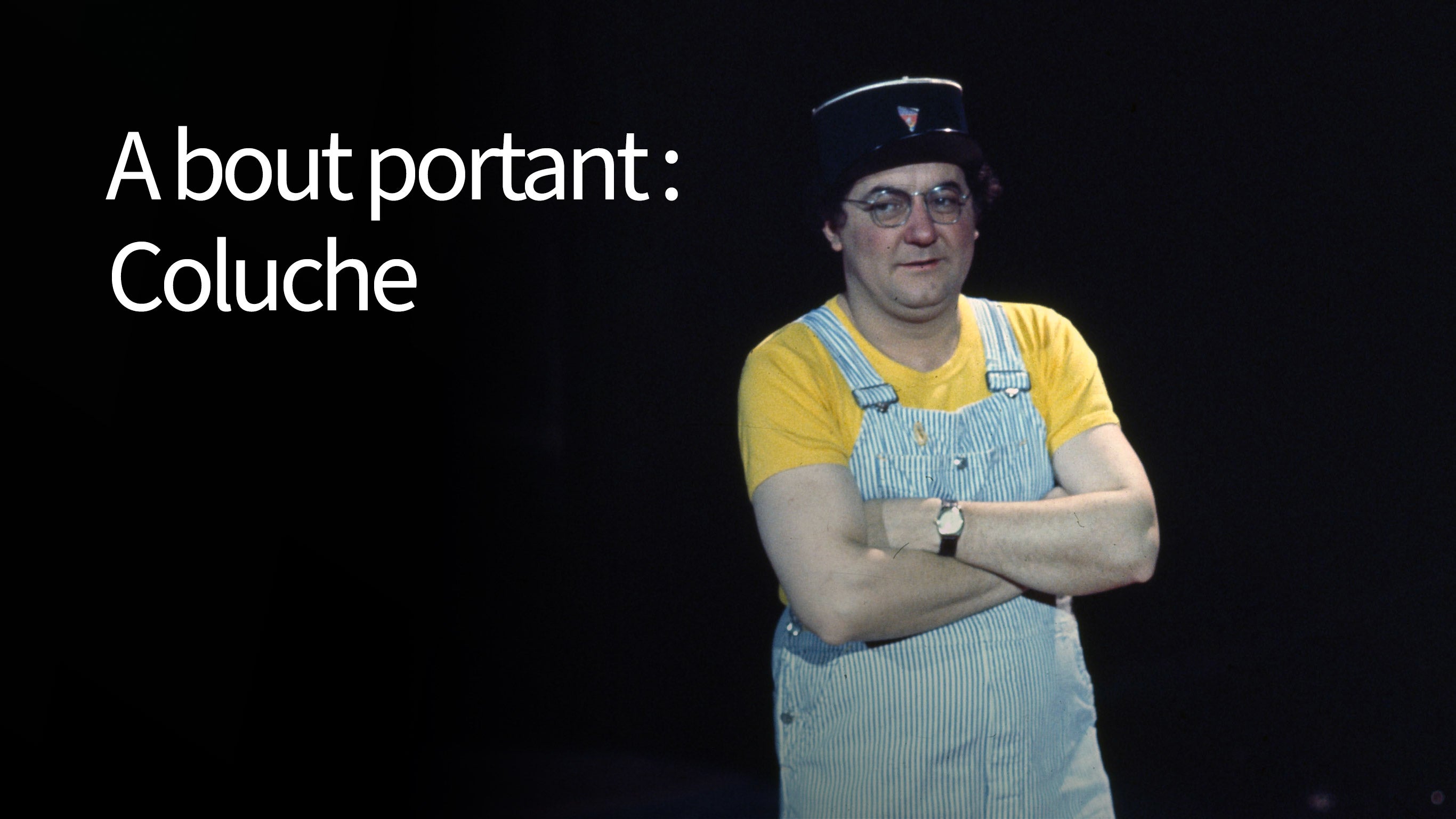 À bout portant : Coluche