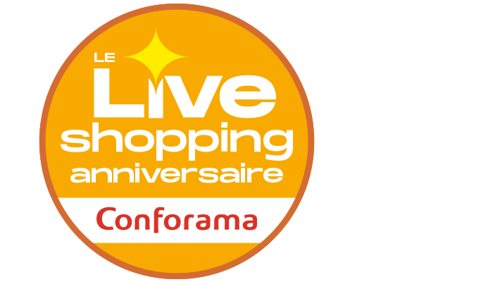 Le live shopping anniversaire Conforama
