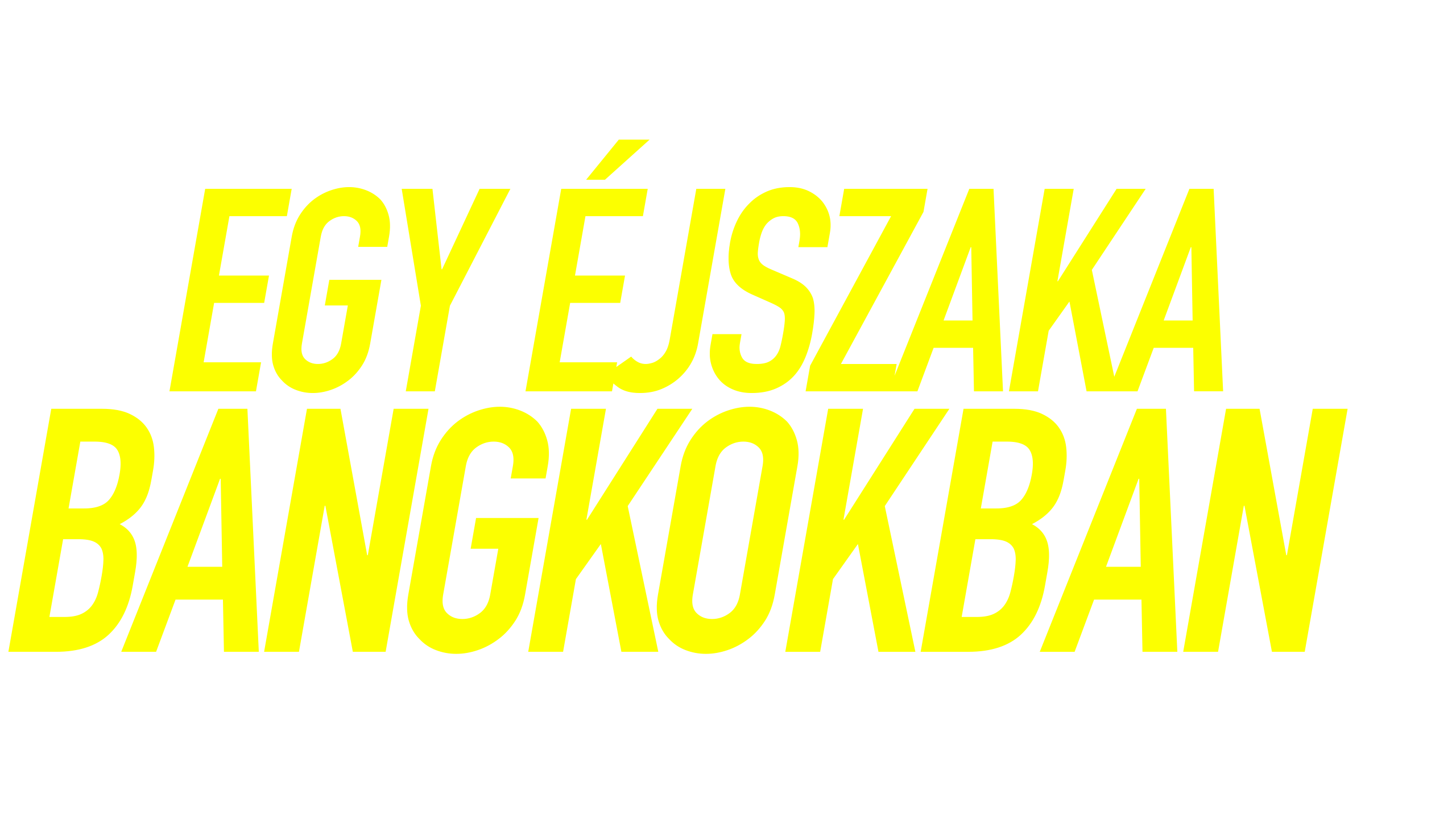Egy éjszaka Bangkokban