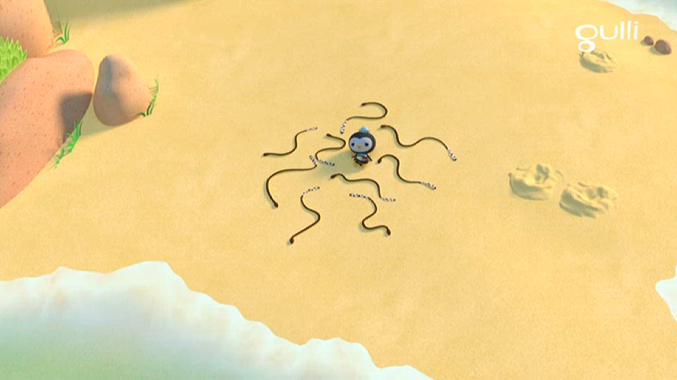 Les Octonauts et les serpents de mer à ventre jaune