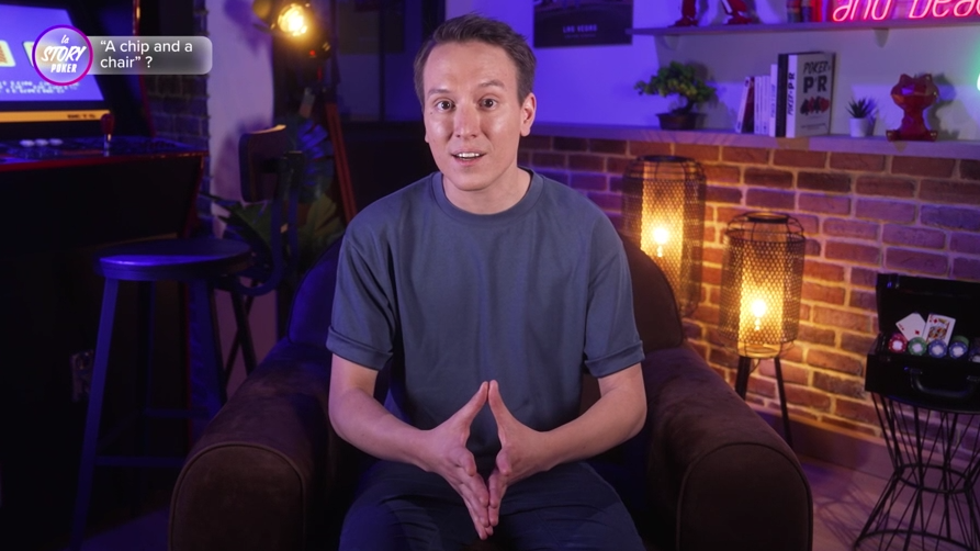 Ca vient d'où l'expression "a chip and a chair" ?