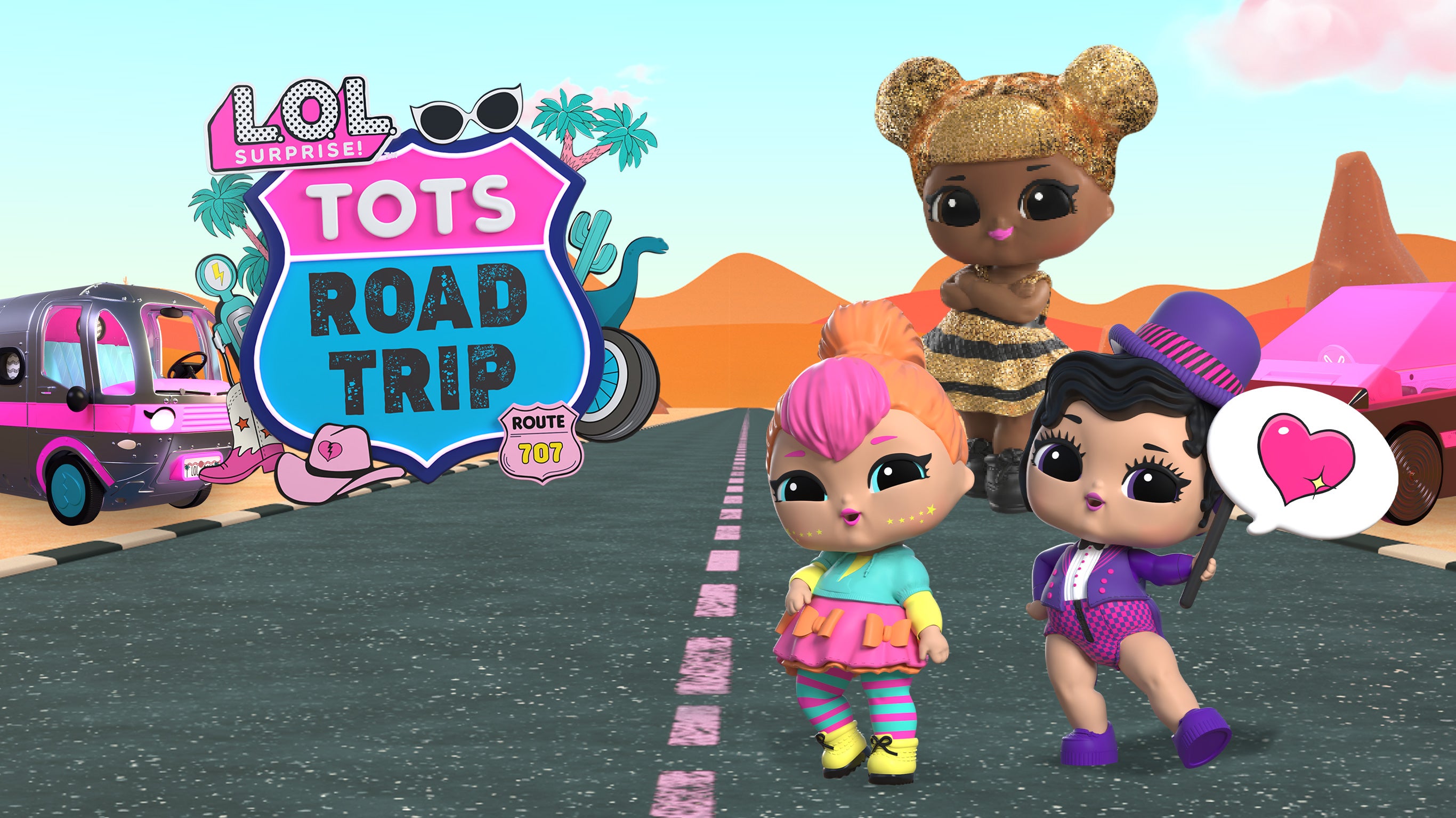 LOL Surprise Tots road trip