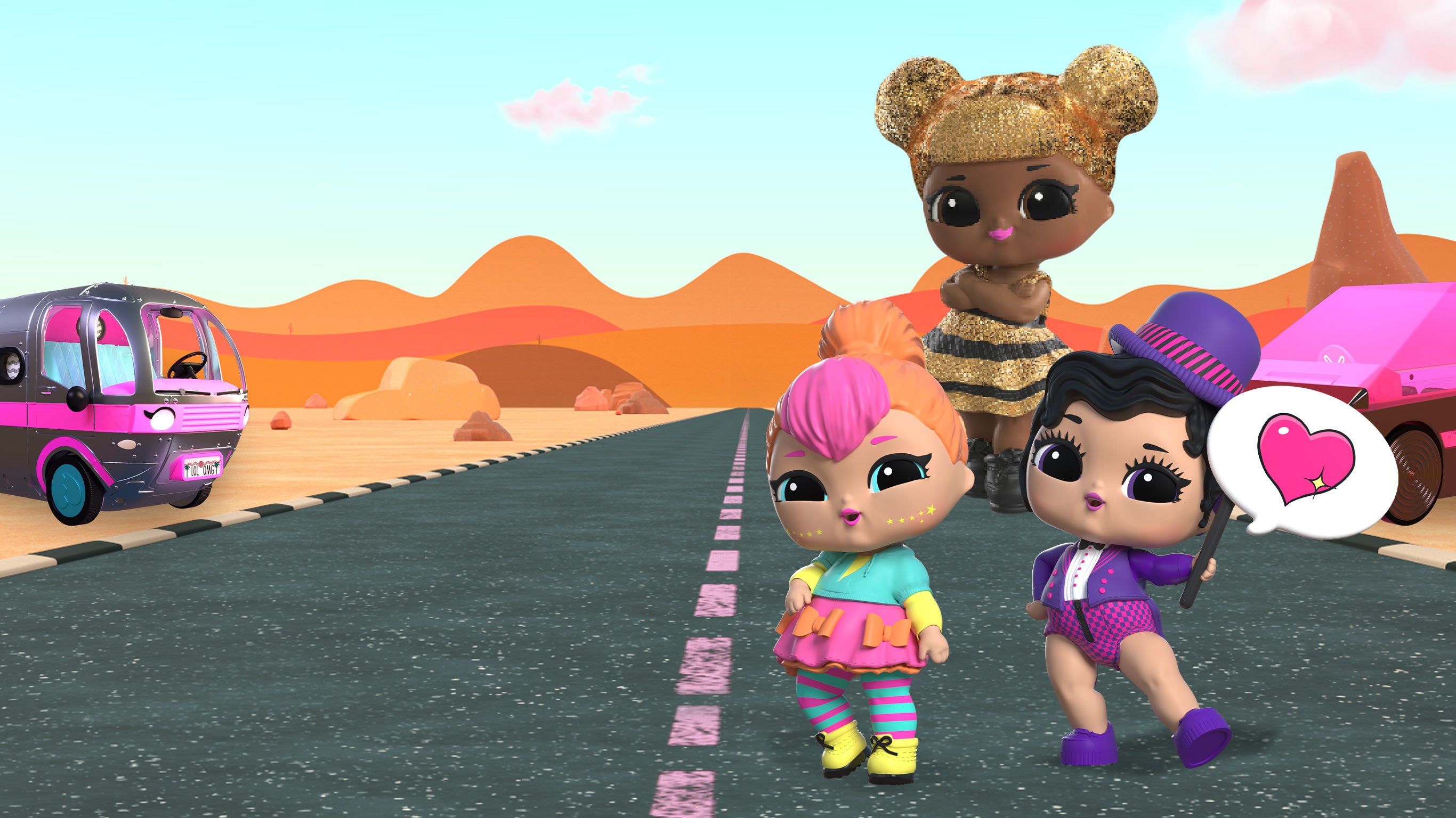 LOL Surprise Tots road trip