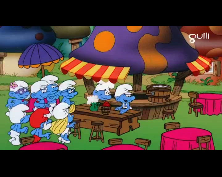 La schtroumpf glacée