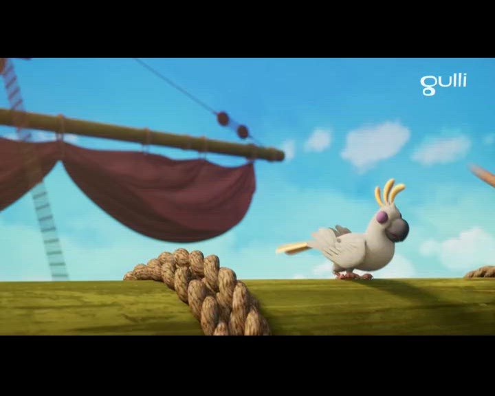 Le pirate le perroquet et la maman