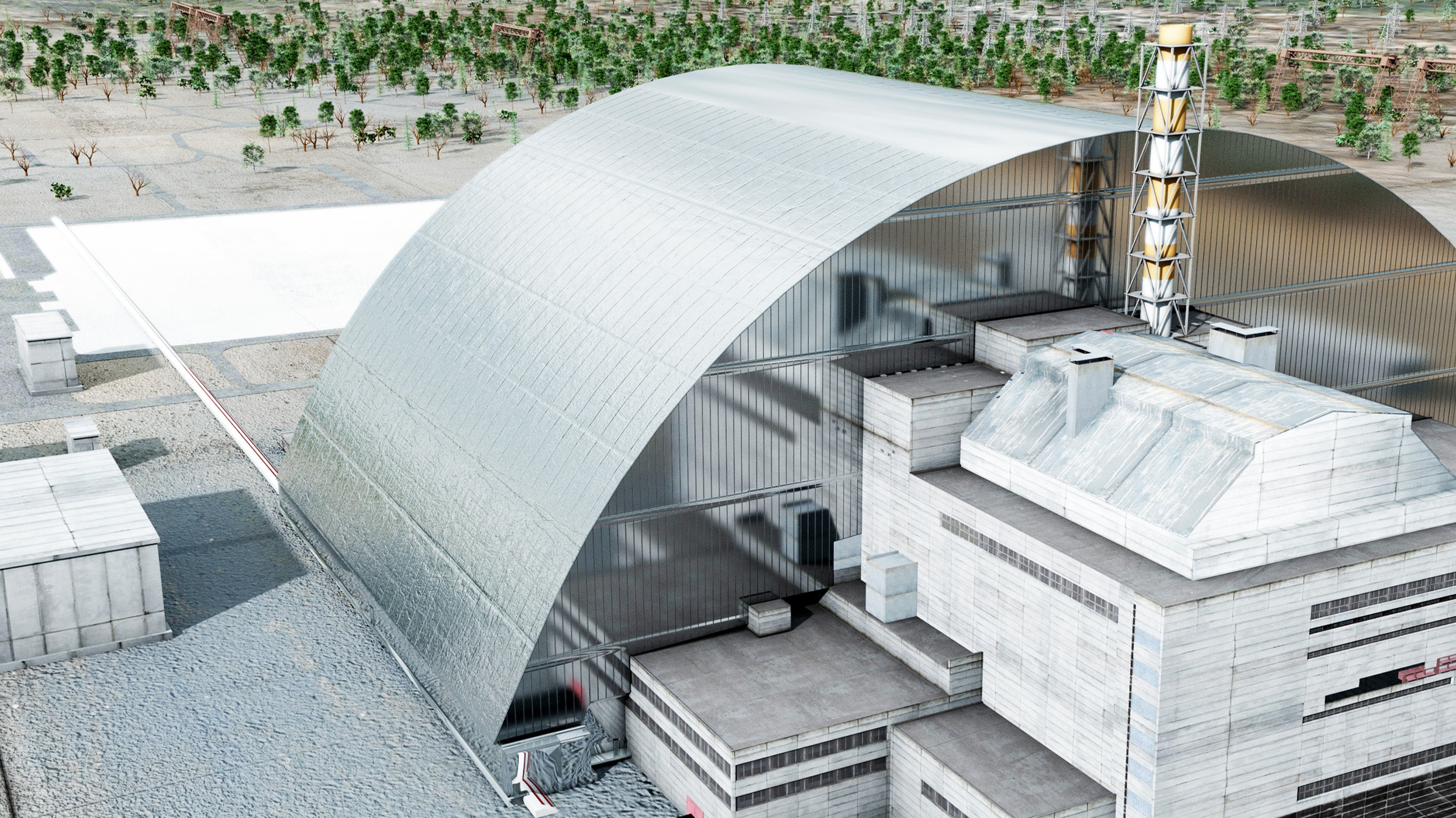 Le nouveau sarcophage de Tchernobyl