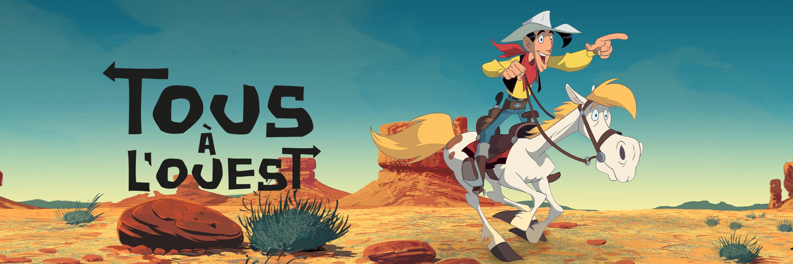 Tous à l'Ouest : une nouvelle aventure de Lucky Luke