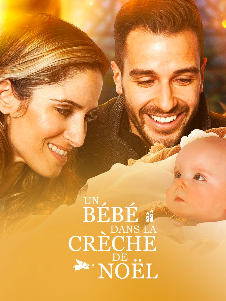 Un bébé dans la crèche de Noël