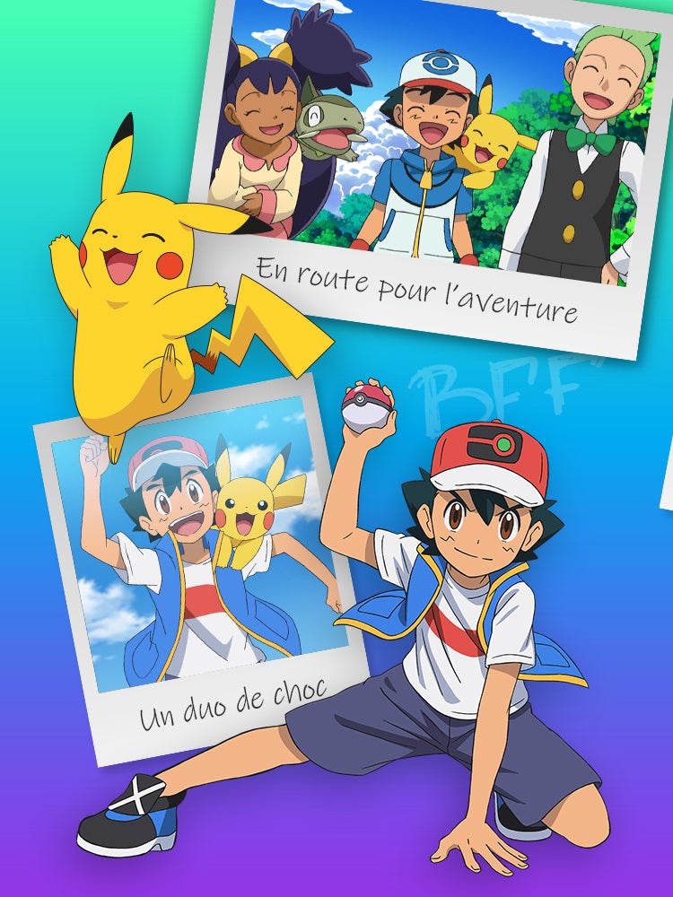 Amis pour la vie - Pokémon et Pickachu