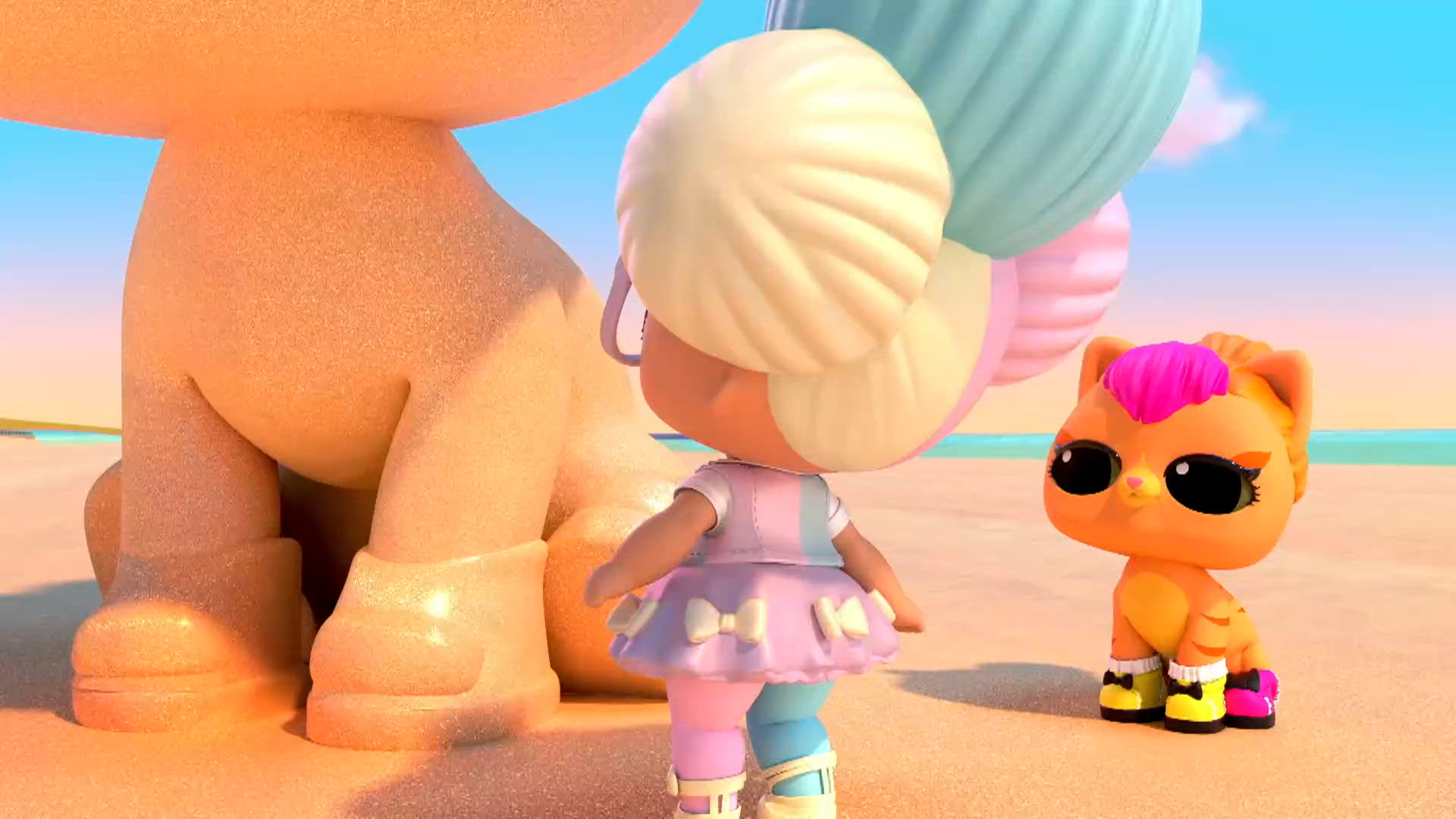 Une coiffure ensablée