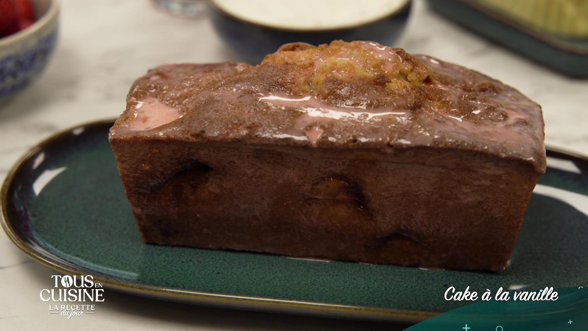 Cake à la vanille et aux fraises