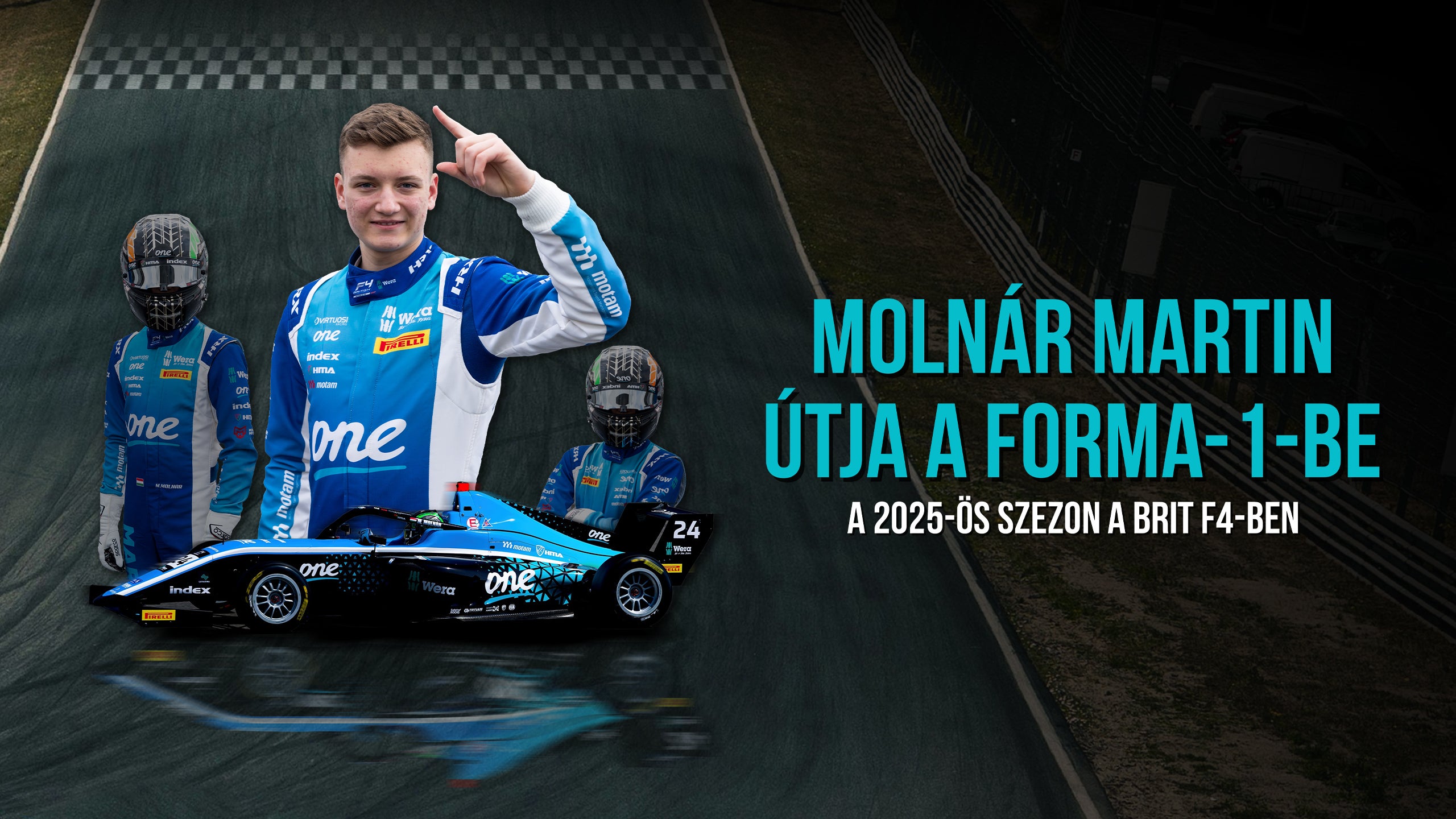 Molnár Martin útja a Forma–1-be – A 2025-ös szezon a brit F4-ben
