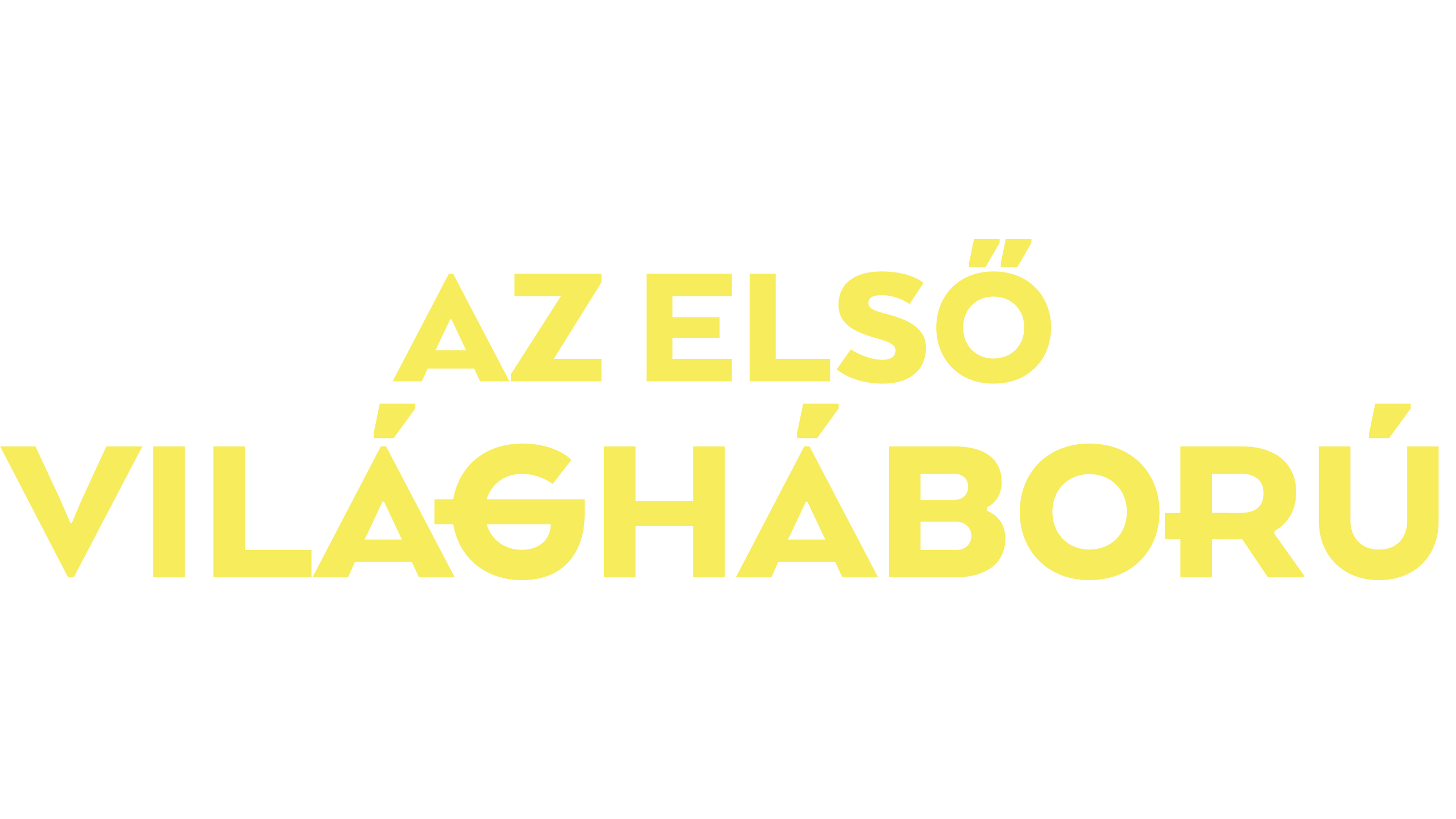 Az első világháború