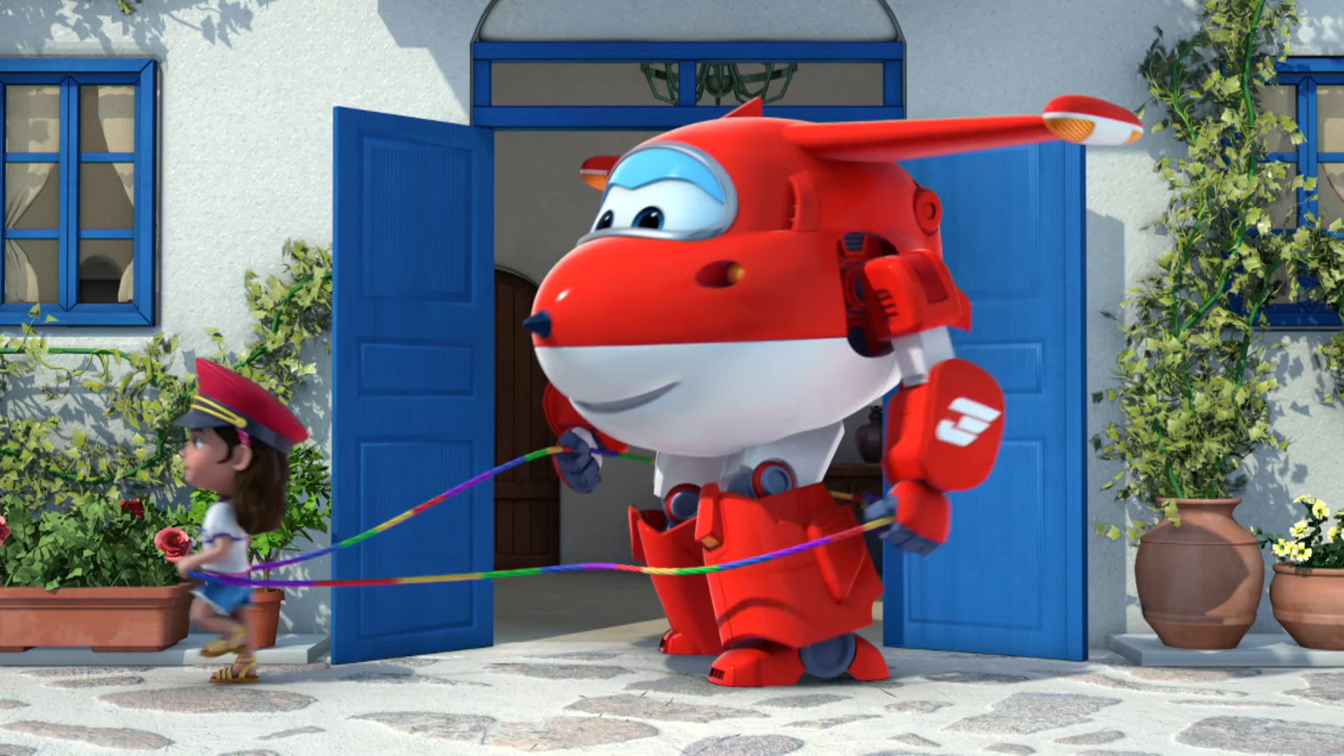 Le petit train de Santorin