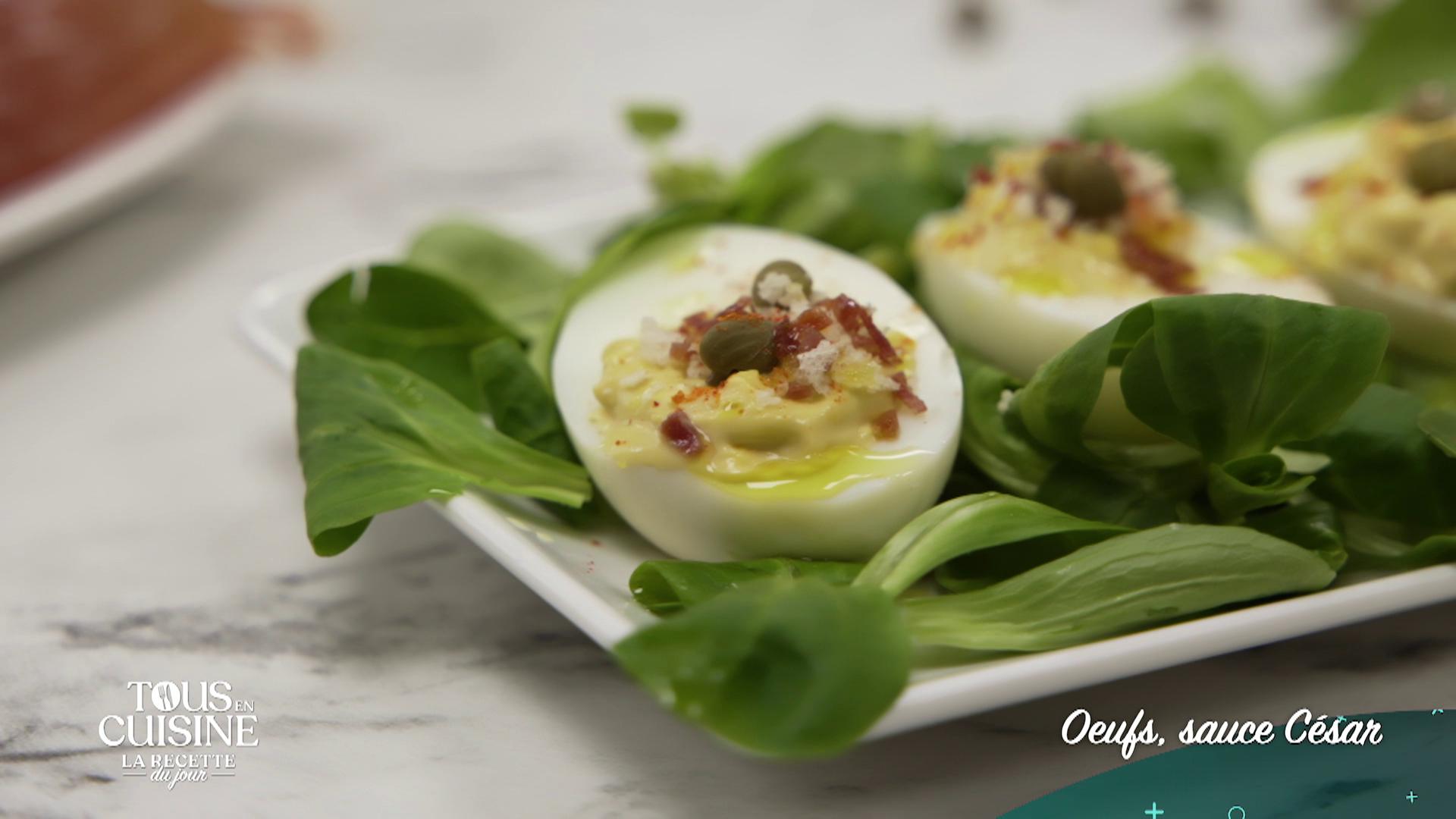 Œufs, sauce César