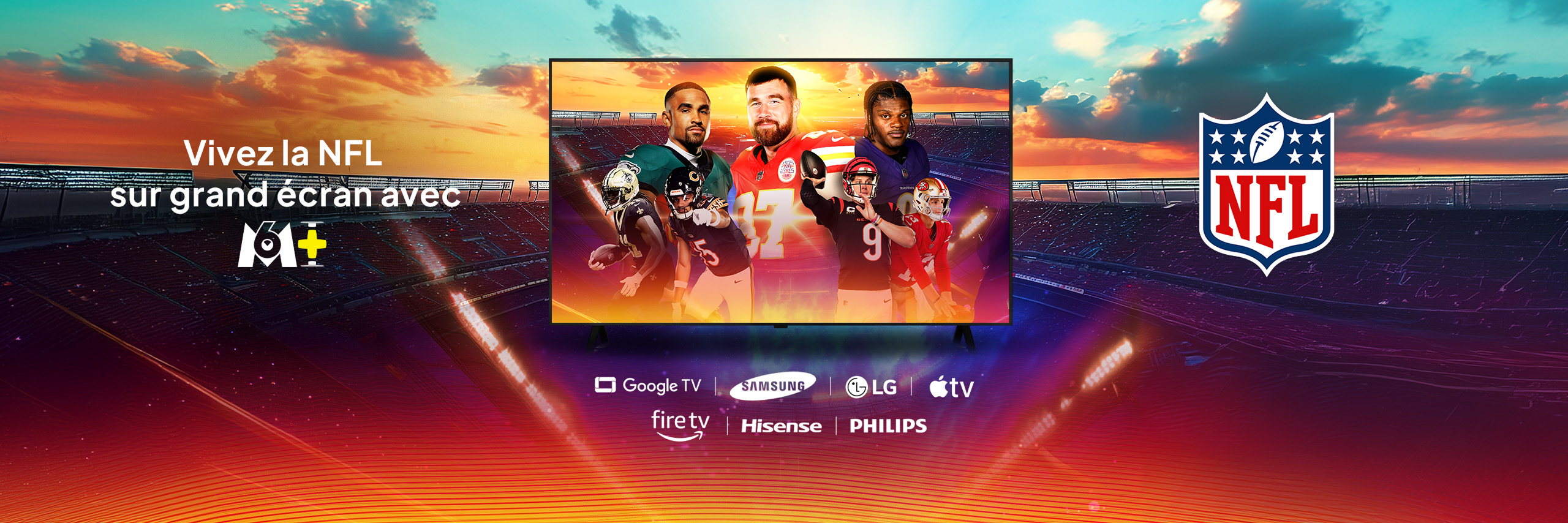 La NFL sur les TV connectées