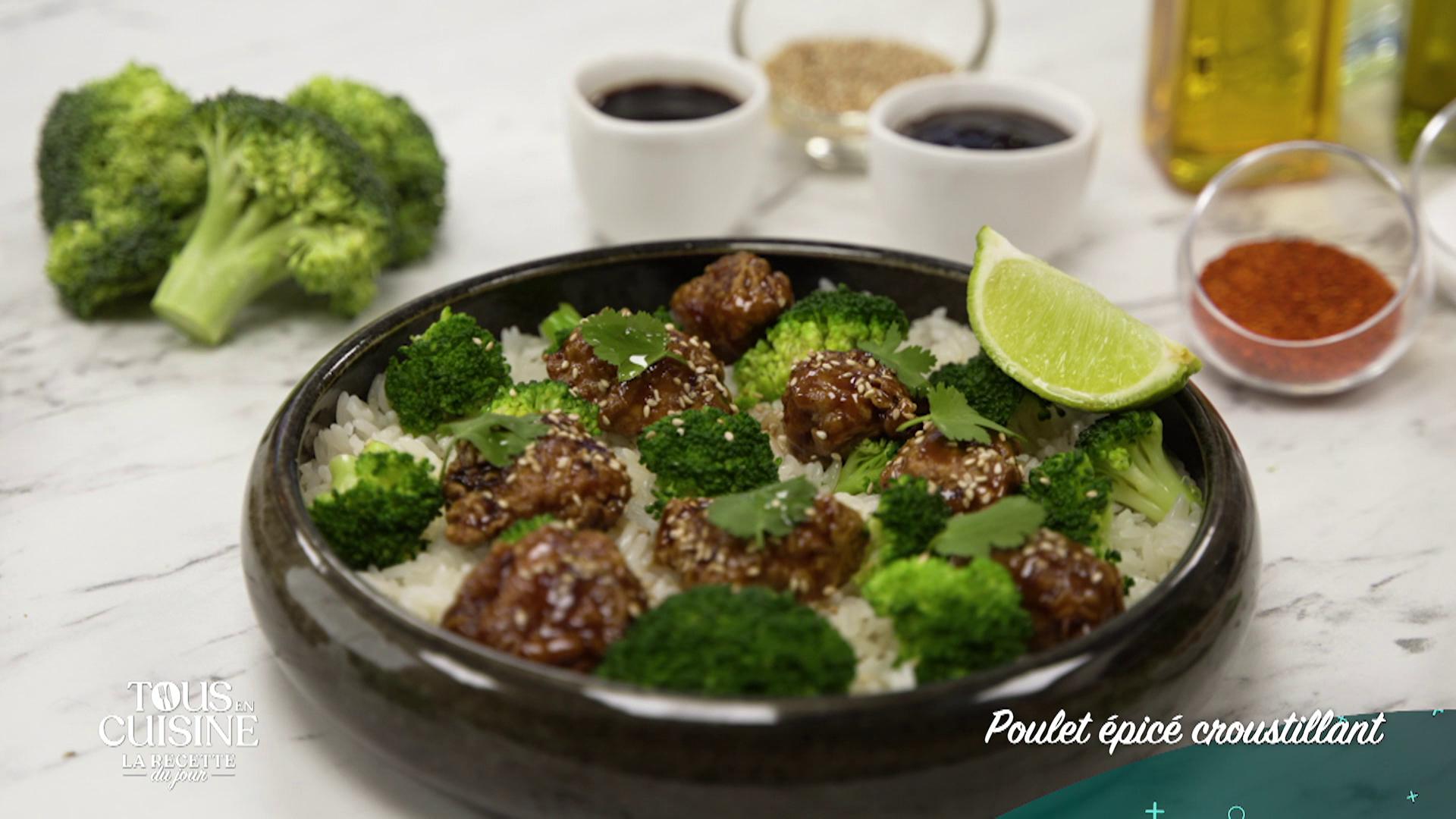 Poulet épicé croustillant