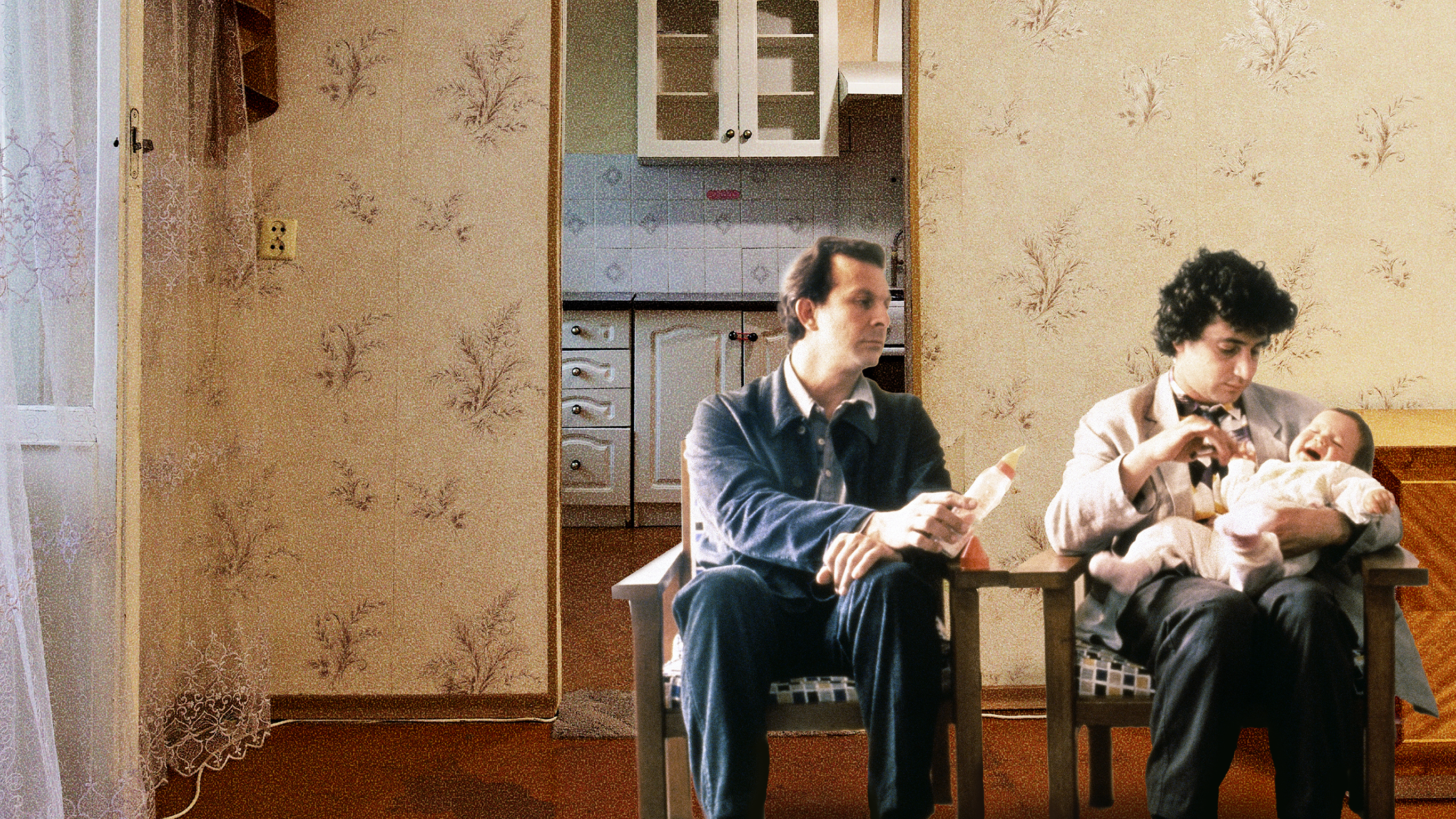 Trois hommes et un couffin