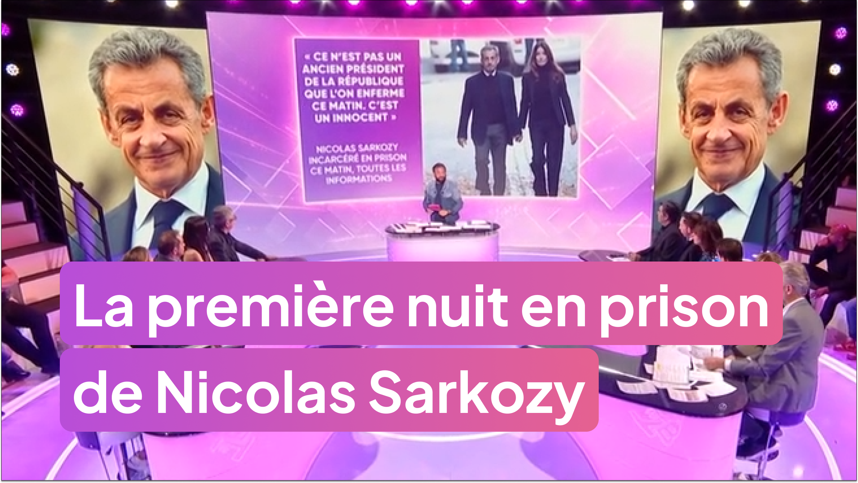 La première nuit de Nicolas Sarkozy en prison