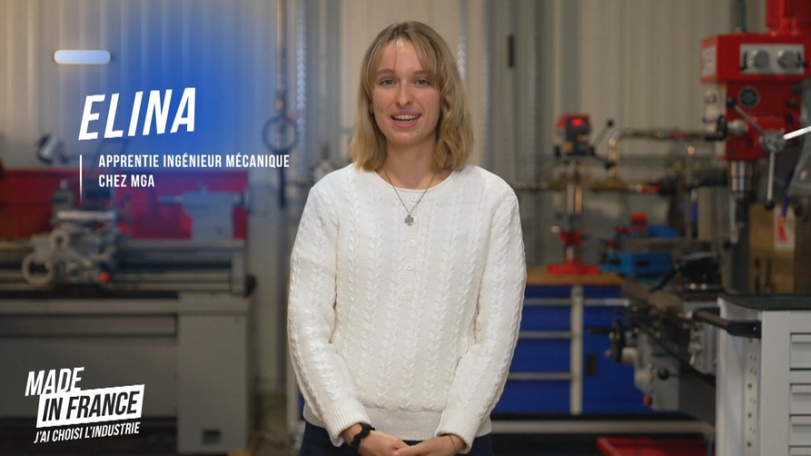 J'ai choisi l'industrie : Elina