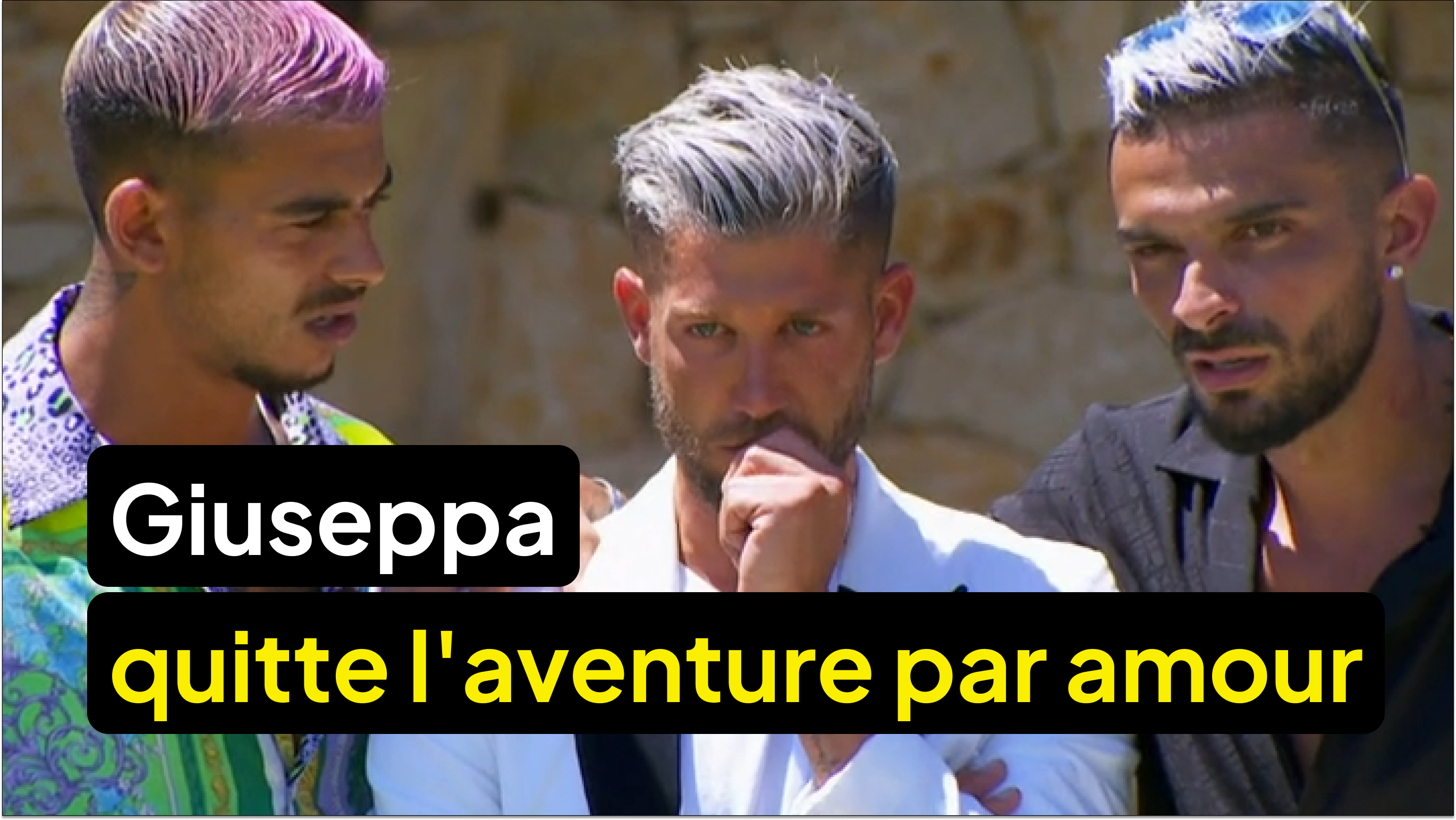 Giuseppa quitte l'aventure par amour