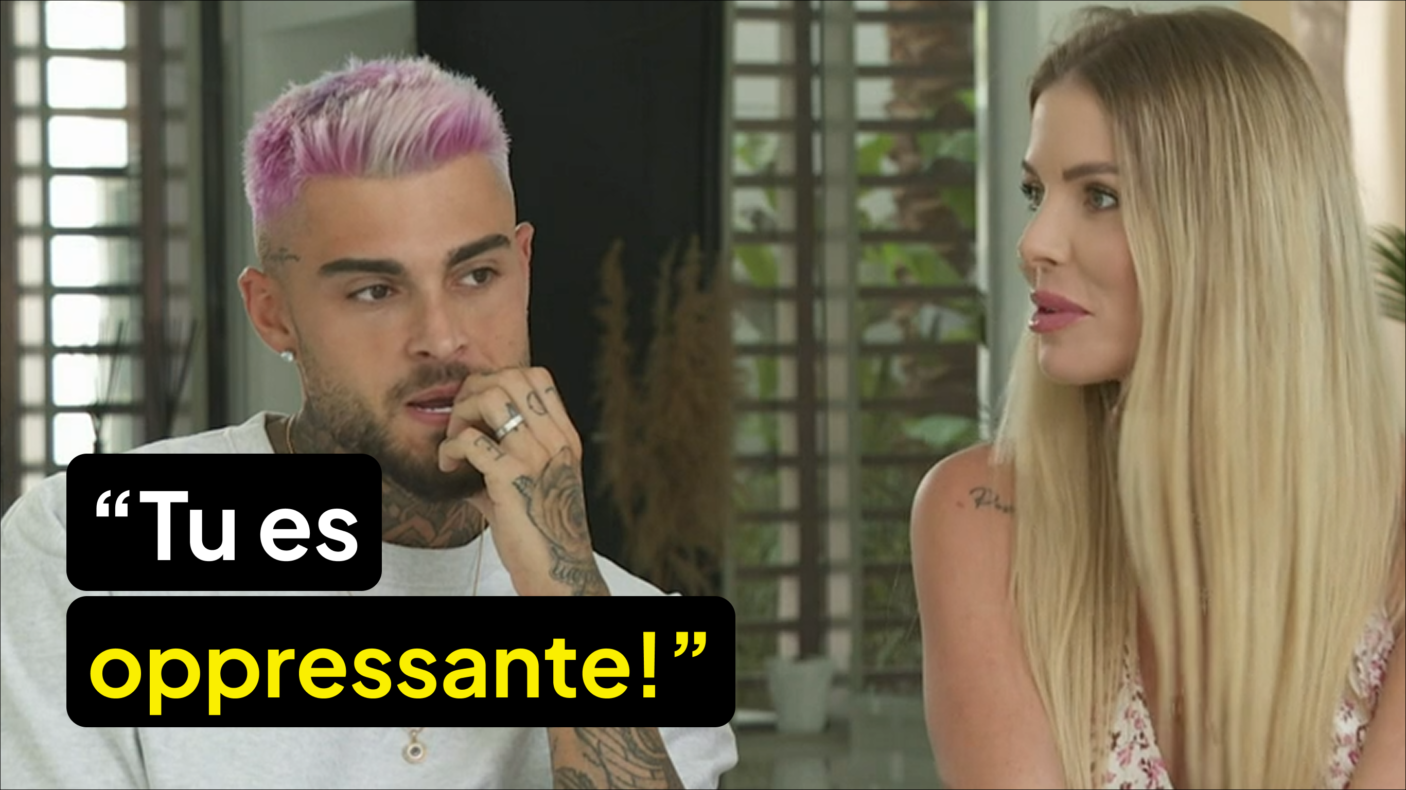Thibault s'énerve contre Jessica