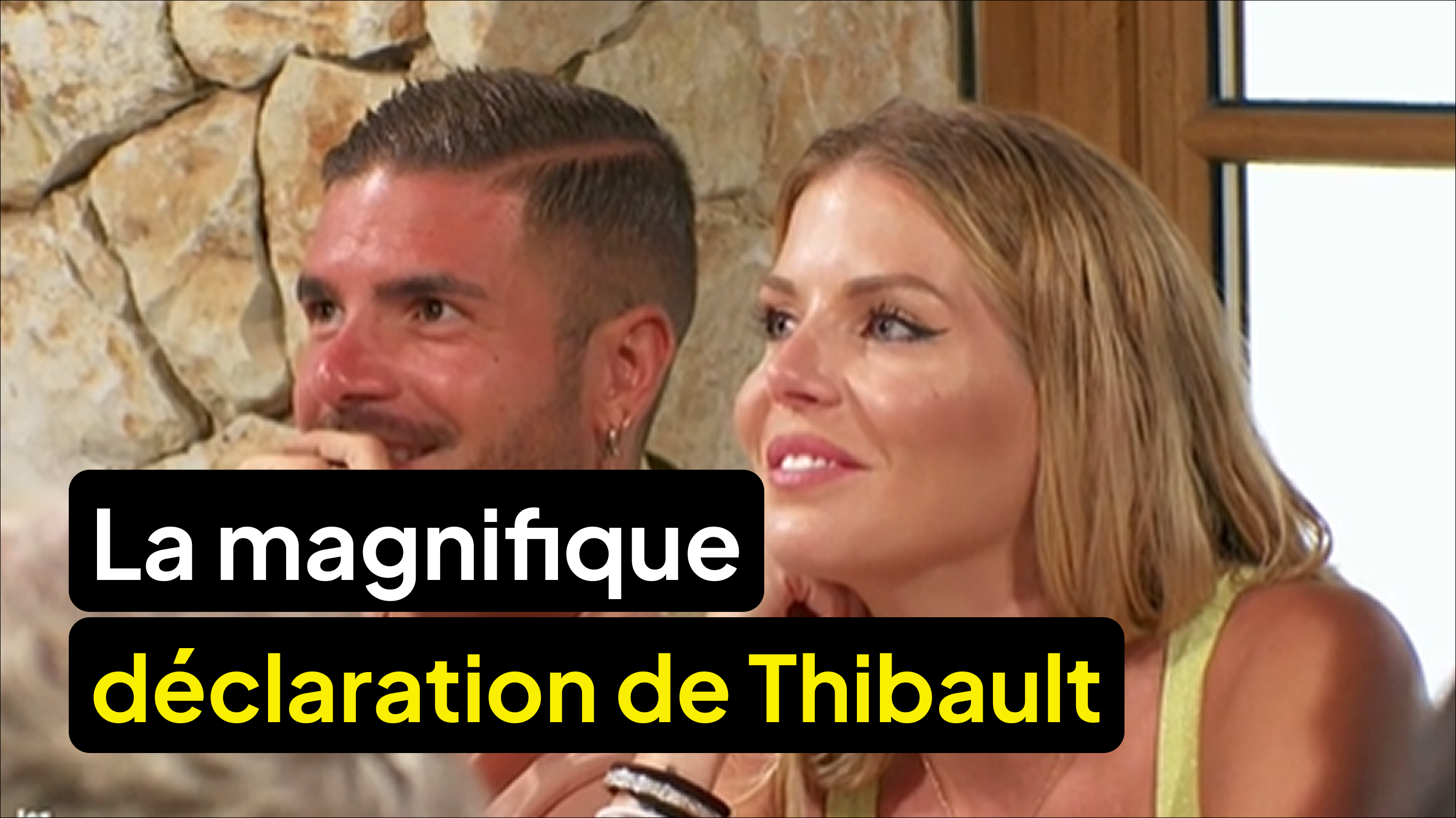 La bouleversante déclaration d'amour de Thibault à Jessica