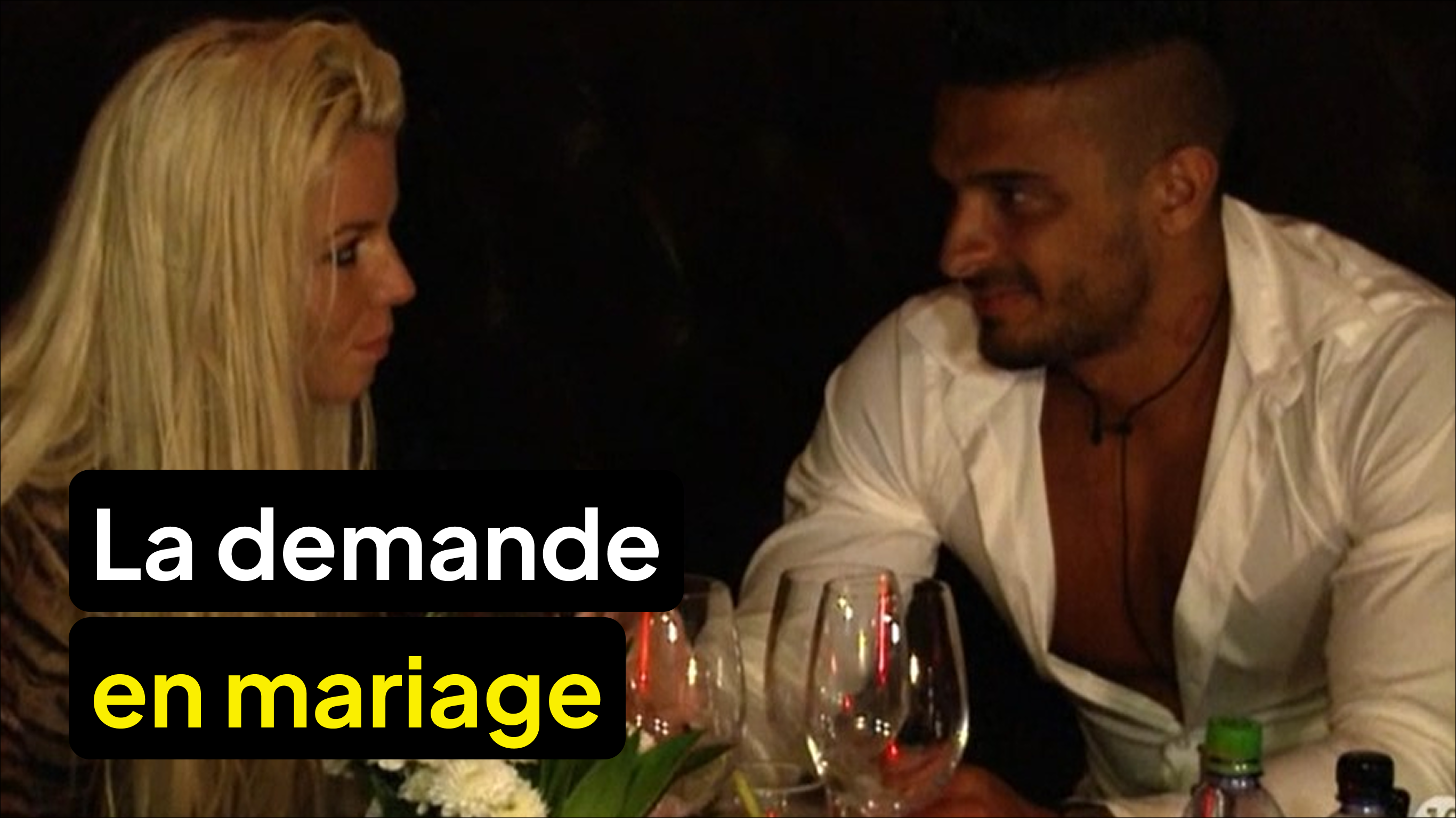 Julien demande Jessica en mariage !