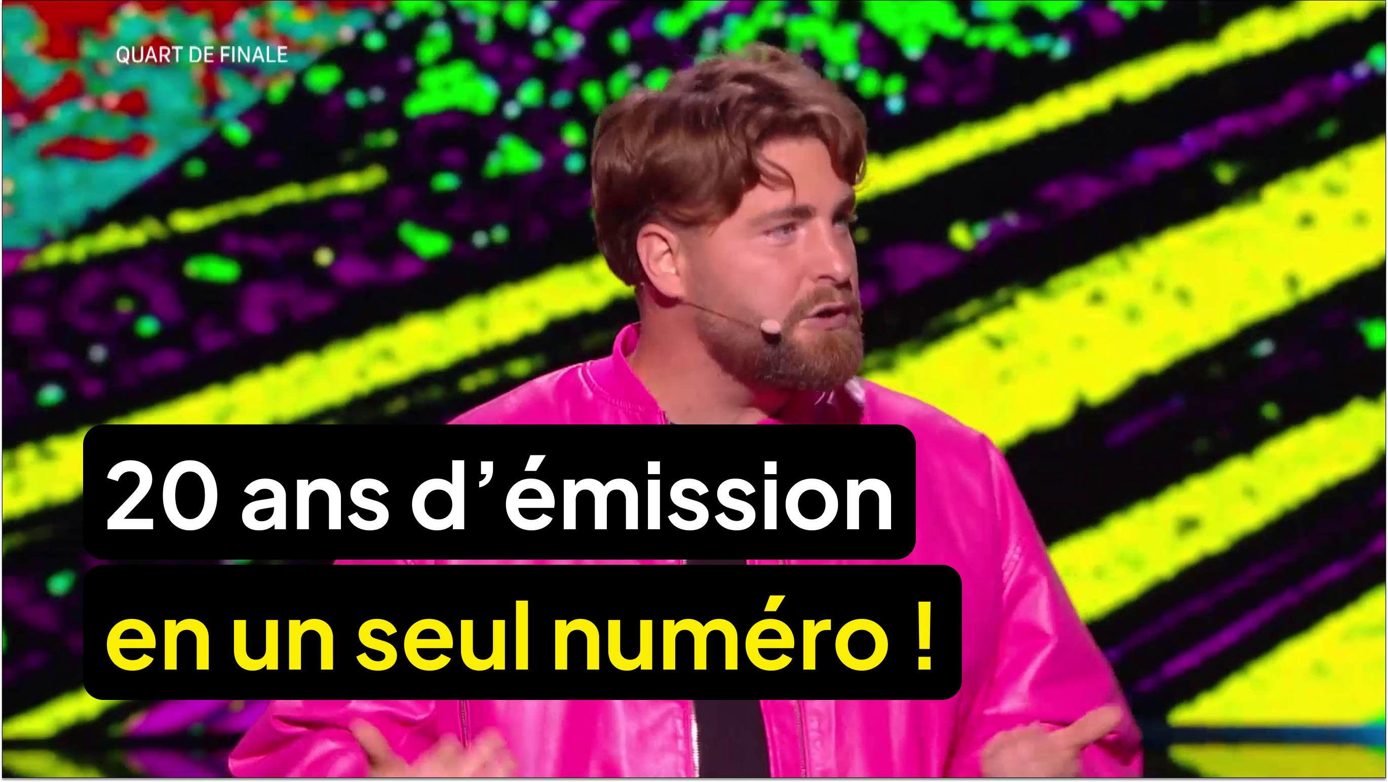 Cet humoriste condense 20 ans d’émission en un seul numéro