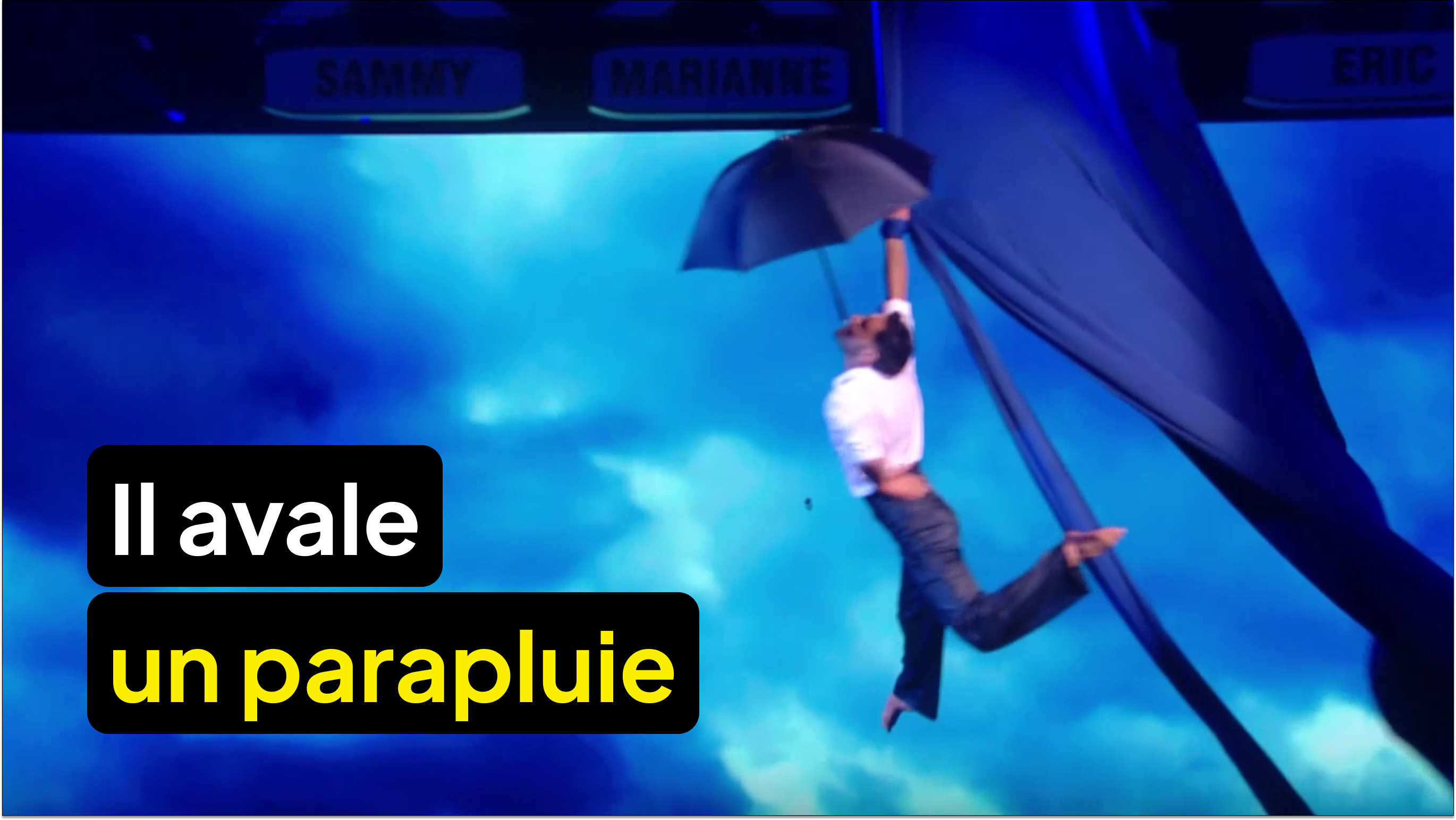 Il avale un parapluie
