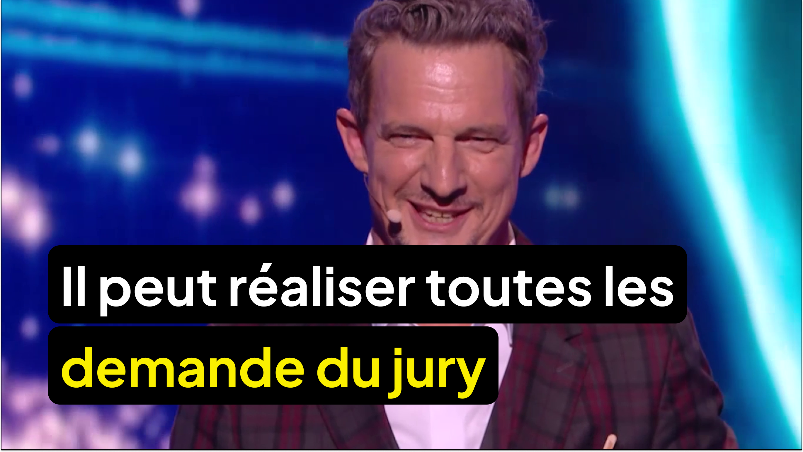 Il peut réaliser n’importe quelle demande du jury grâce à sa télécommande