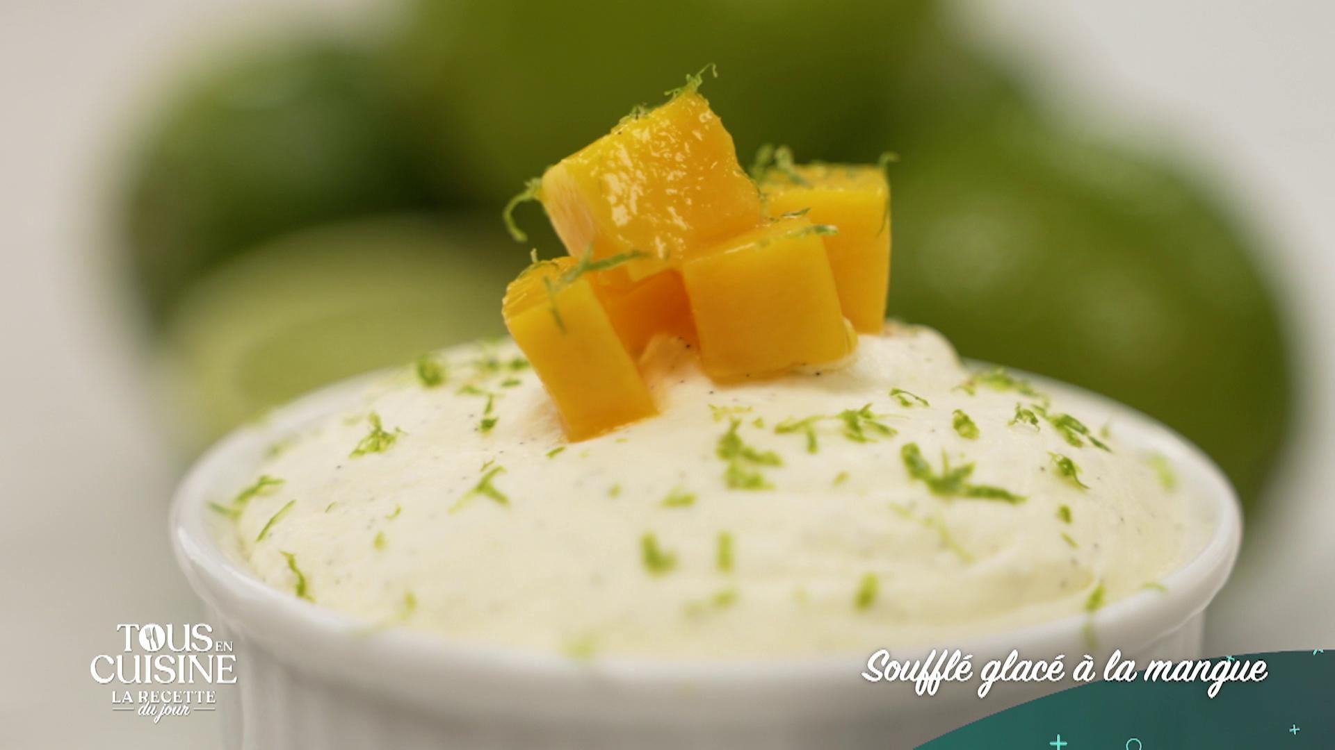 Soufflé glacé à la mangue