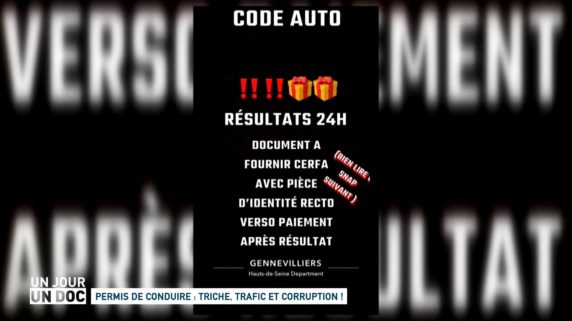 Permis de conduire : triche, trafic et corruption !