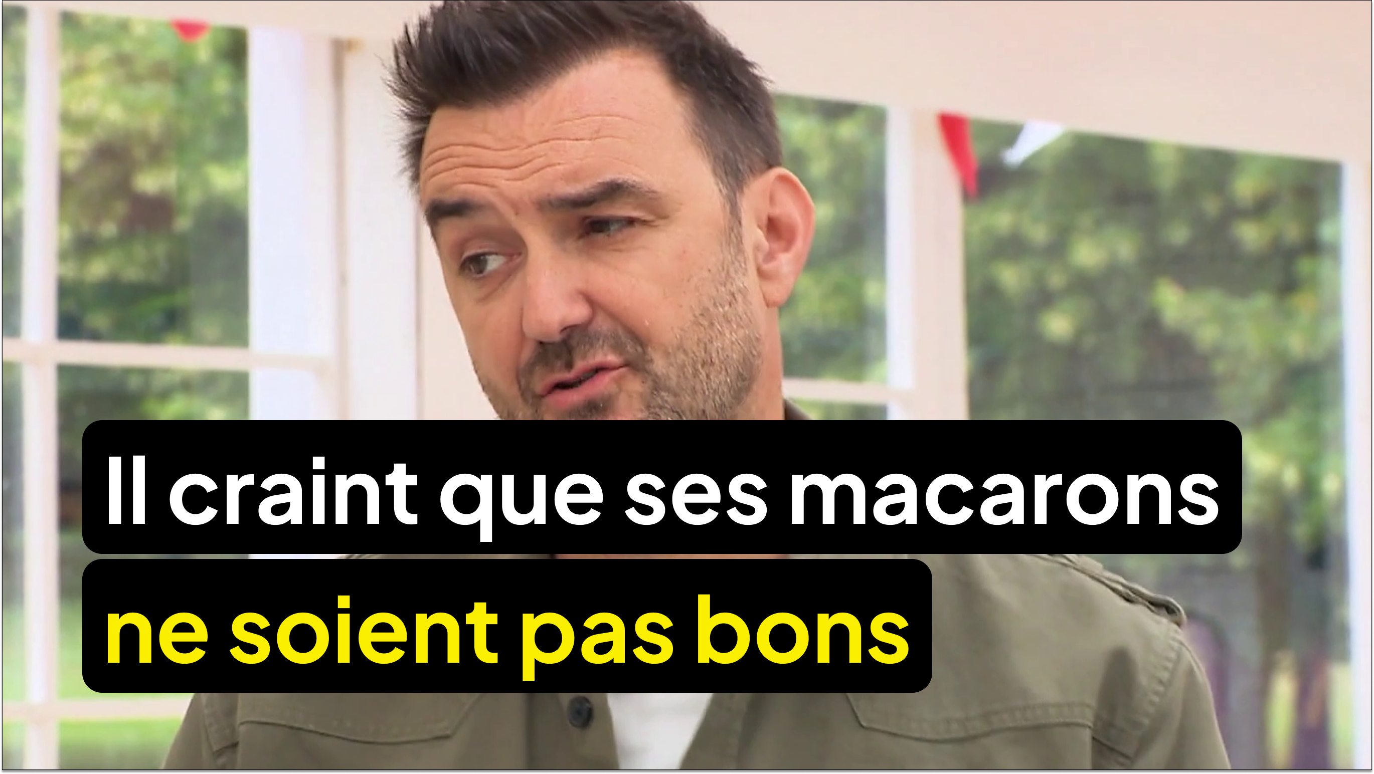 Cyril Lignac craint que ses macarons ne soient pas bons