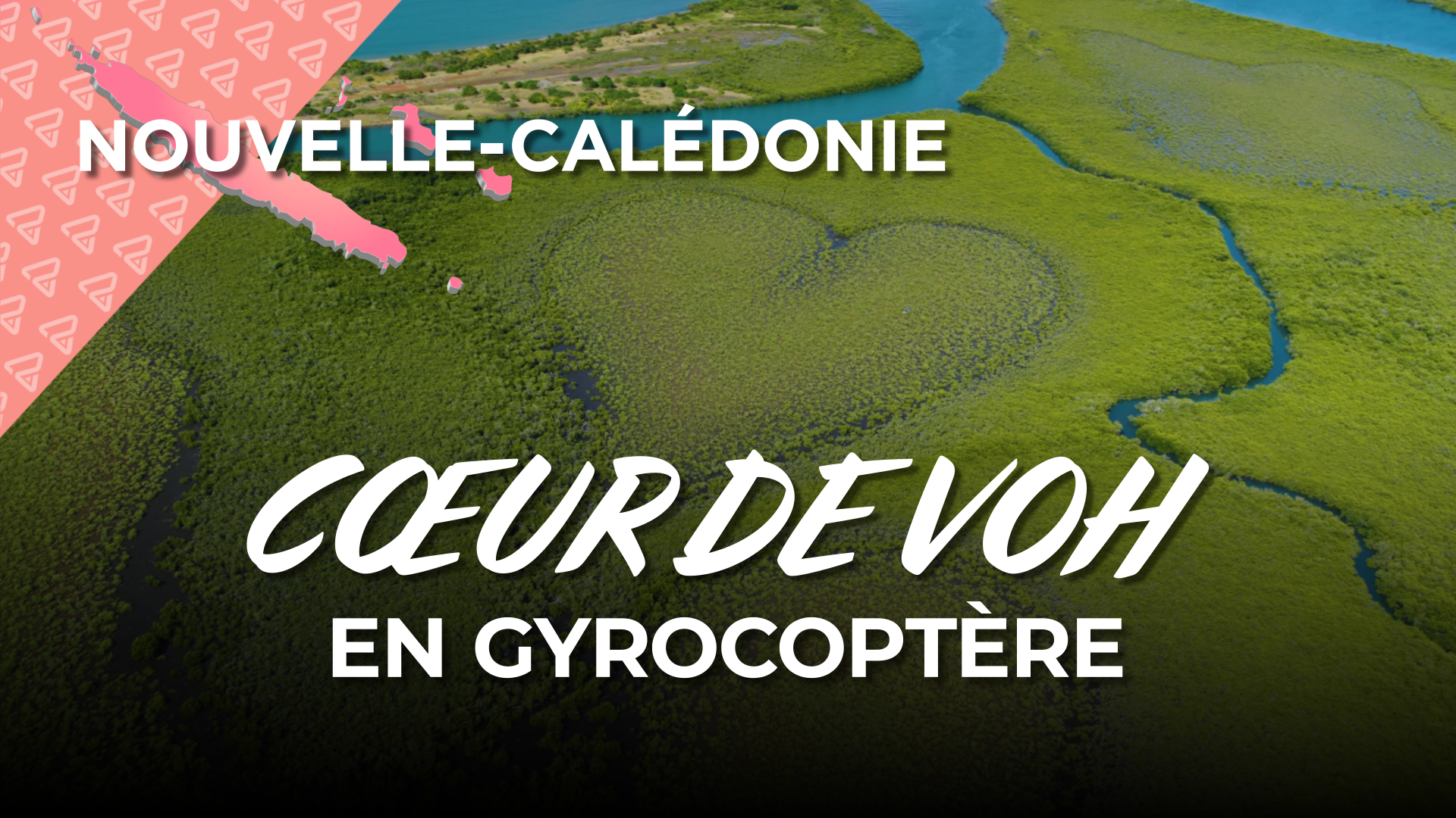 Survol du cœur de Voh