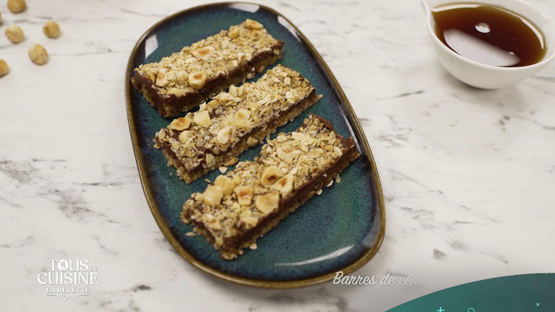 Barres de céréales au chocolat