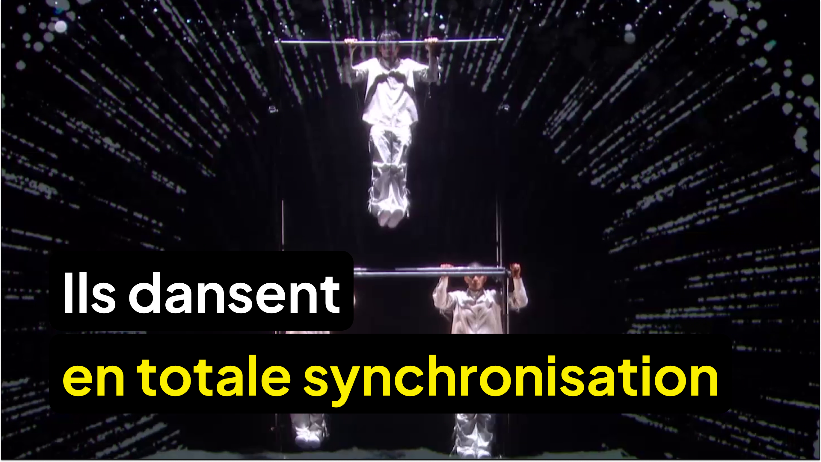 Ils dansent en totale synchronisation