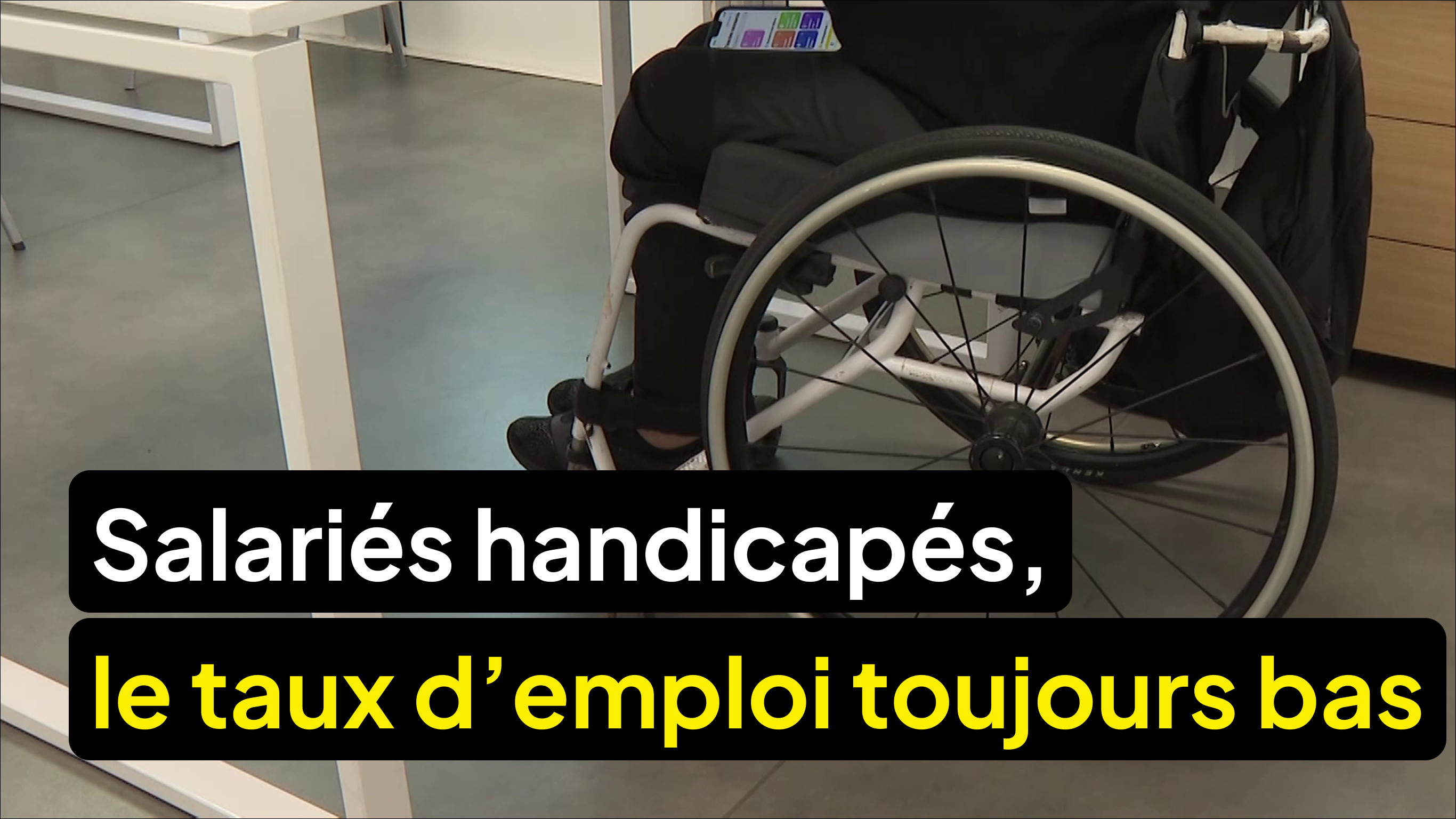 Le taux d'emploi des salariés handicapés reste bas