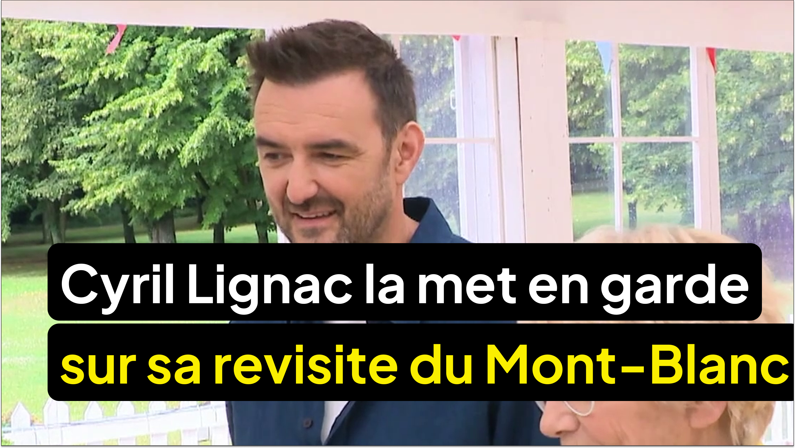 Cyril Lignac la met en garde concernant sa revisite du Mont-Blanc