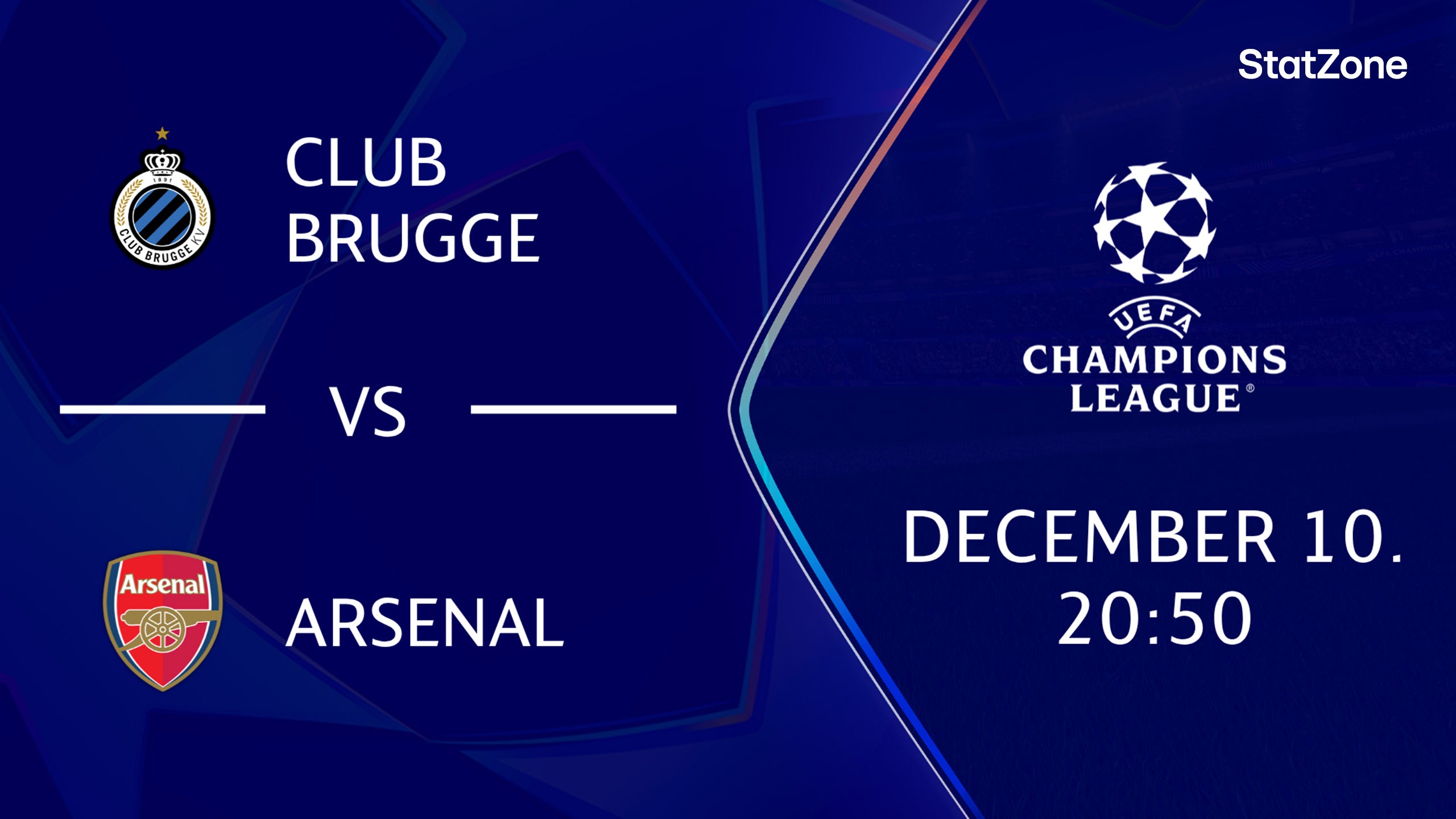 CLUB BRUGGE – ARSENAL 2025.12.10 20:50