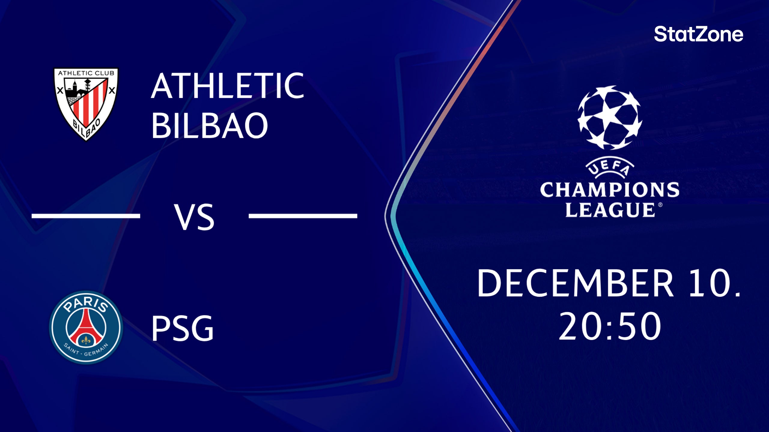 ATHLETIC BILBAO – PSG 2025.12.10 20:50