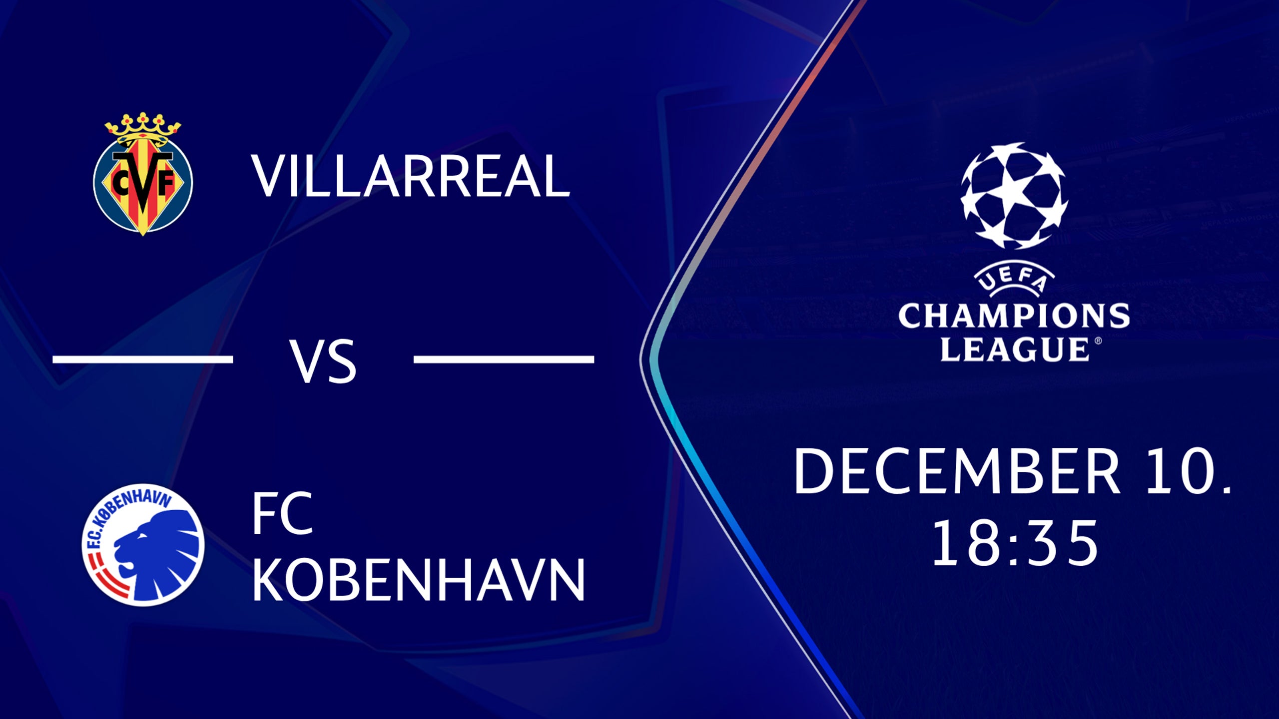 VILLARREAL – FC KOBENHAVN 2025.12.10 18:35
