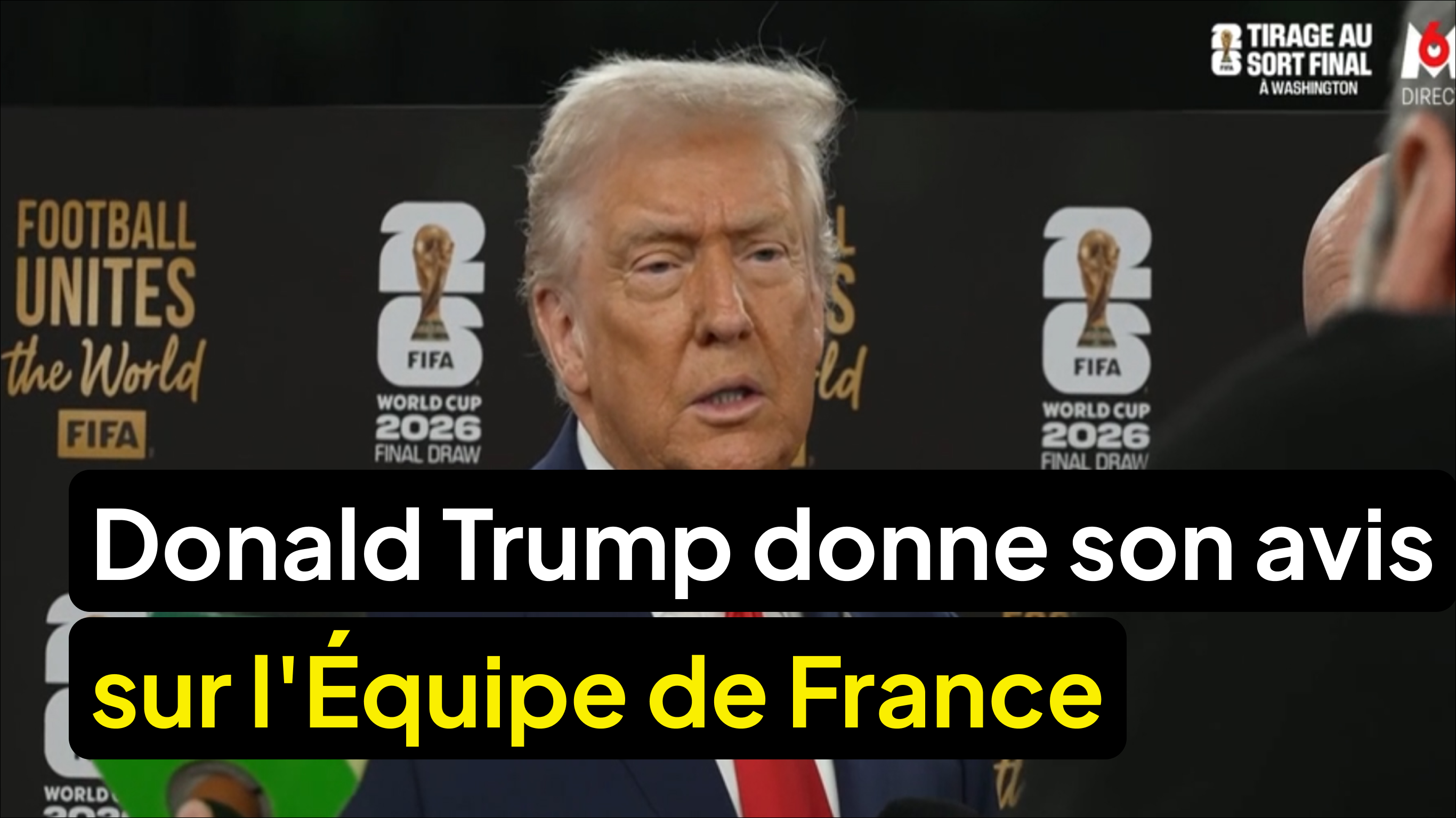 Donald Trump donne son avis sur l'Équipe de France