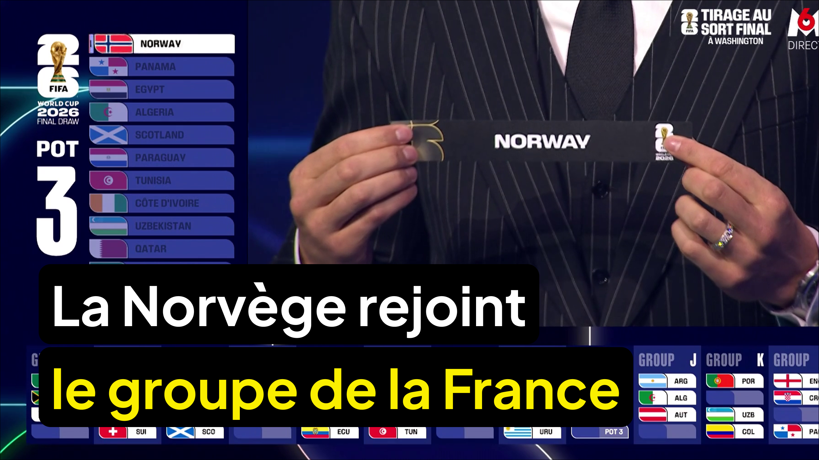 La Norvège rejoint le groupe de la France