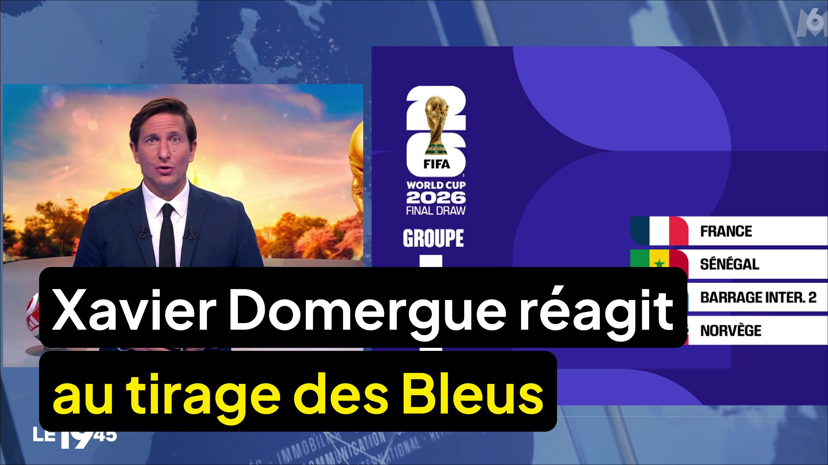 Xavier Domergue réagit au tirage des Bleus