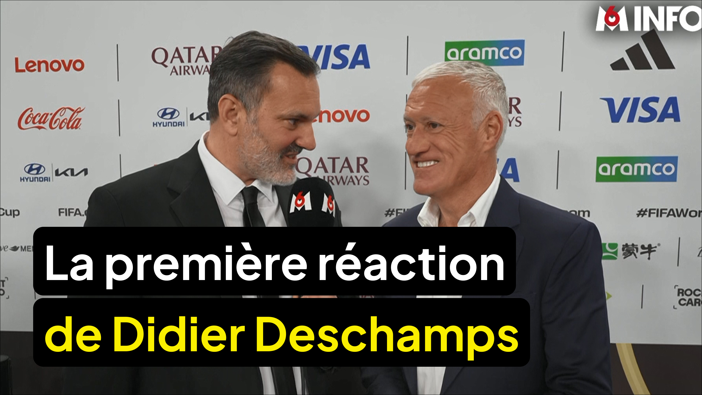 La première réaction de Didier Deschamps