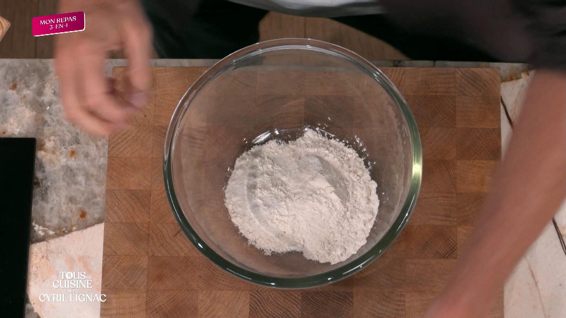 Blanquette de veau et crumble de poire